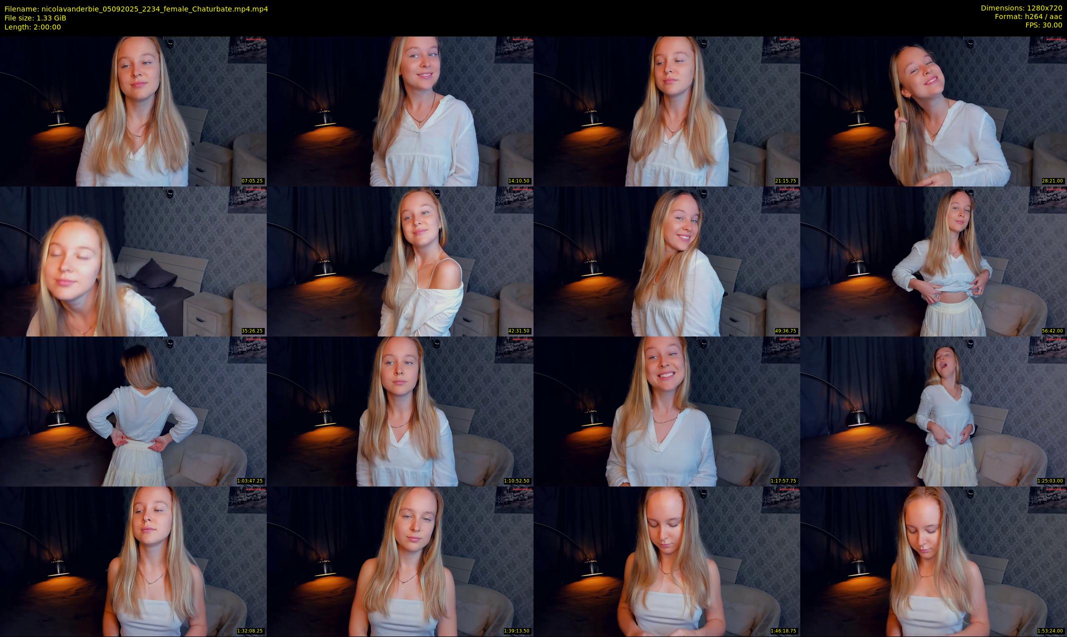 nicolavanderbie — 120 minute Chaturbate female cam show recording, 720p, Sep 5, 2025