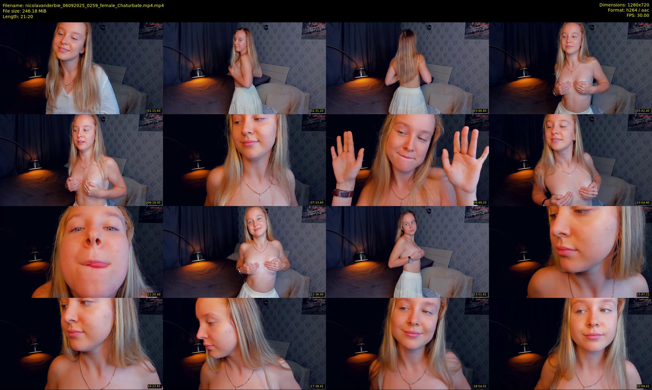 nicolavanderbie — 22 minute Chaturbate female cam show recording, 720p, Sep 6, 2025