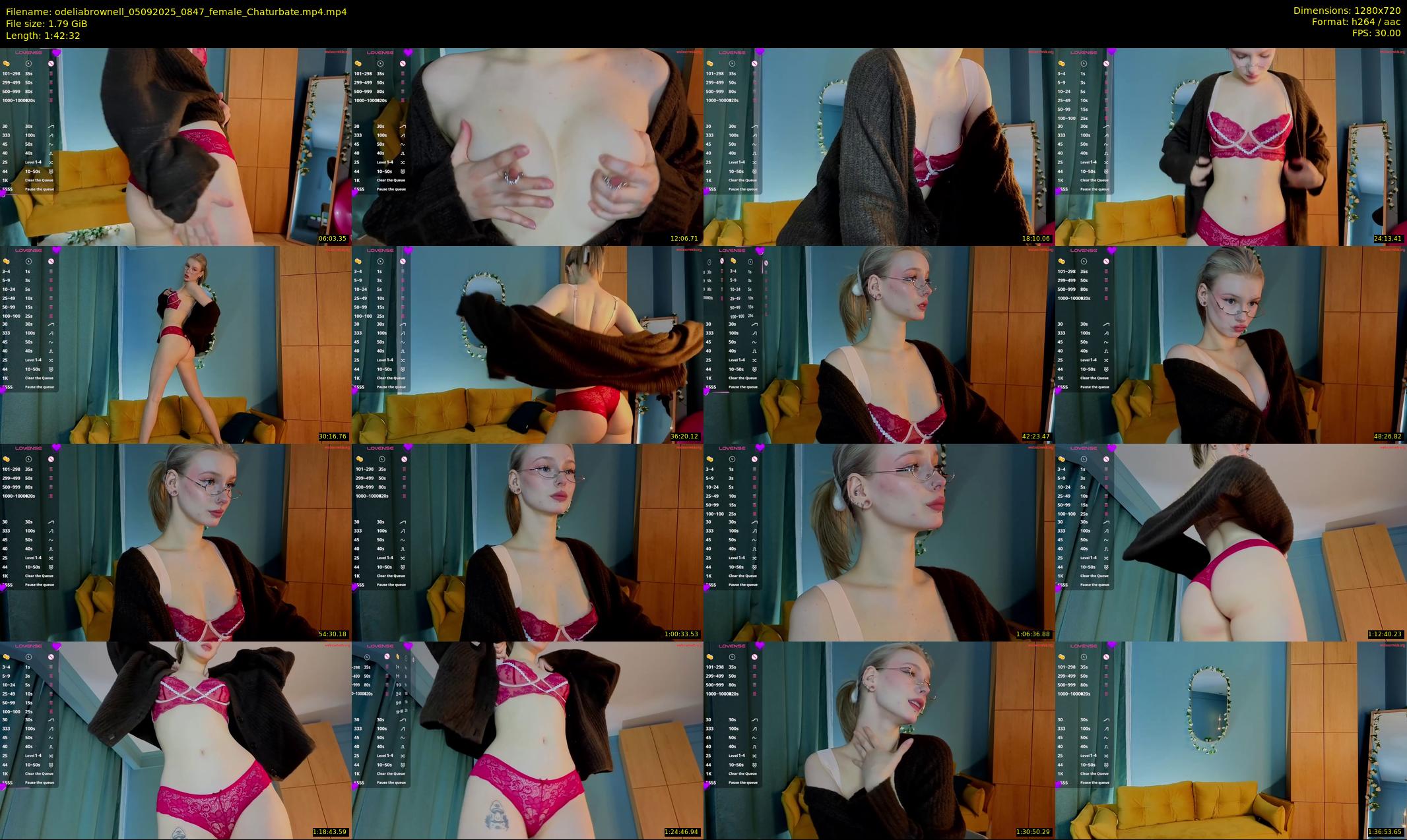 odeliabrownell — 103 minute Chaturbate female cam show recording, 720p, Sep 5, 2025