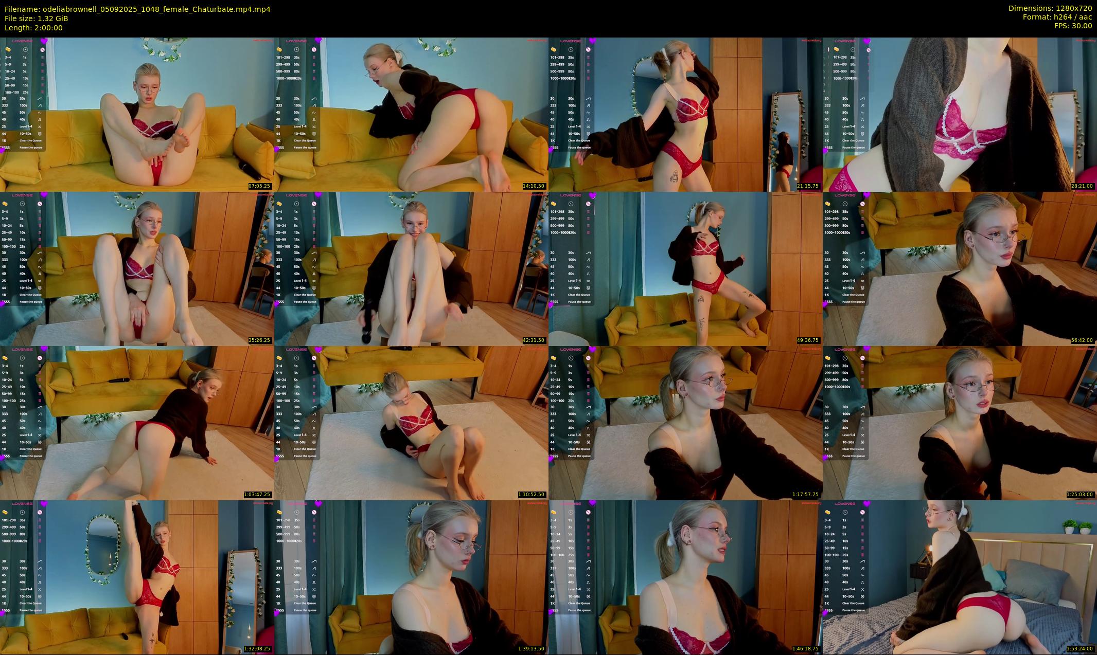 odeliabrownell — 120 minute Chaturbate female cam show recording, 720p, Sep 5, 2025