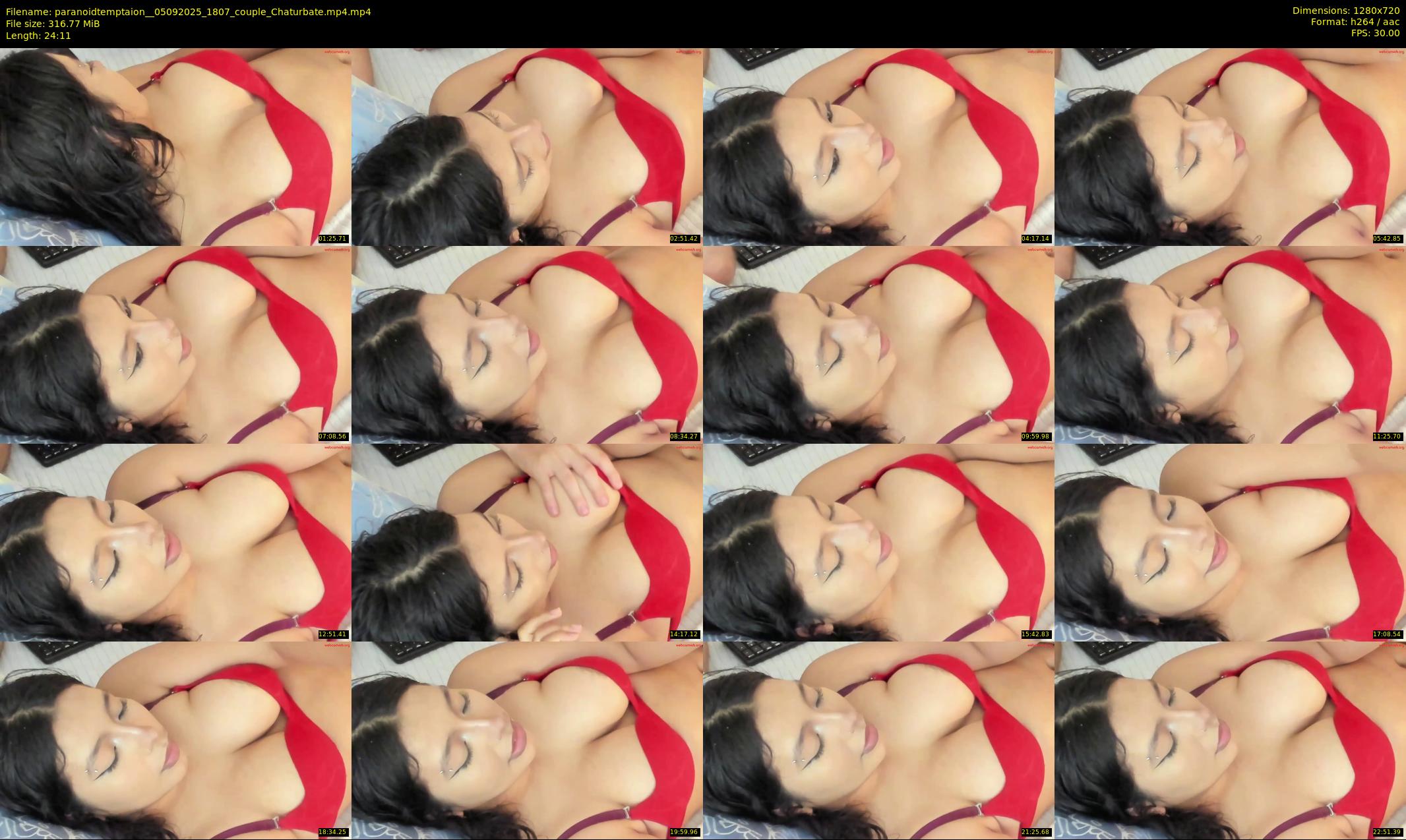 paranoidtemptaion_ — 25 minute Chaturbate couple cam show recording, 720p, Sep 5, 2025