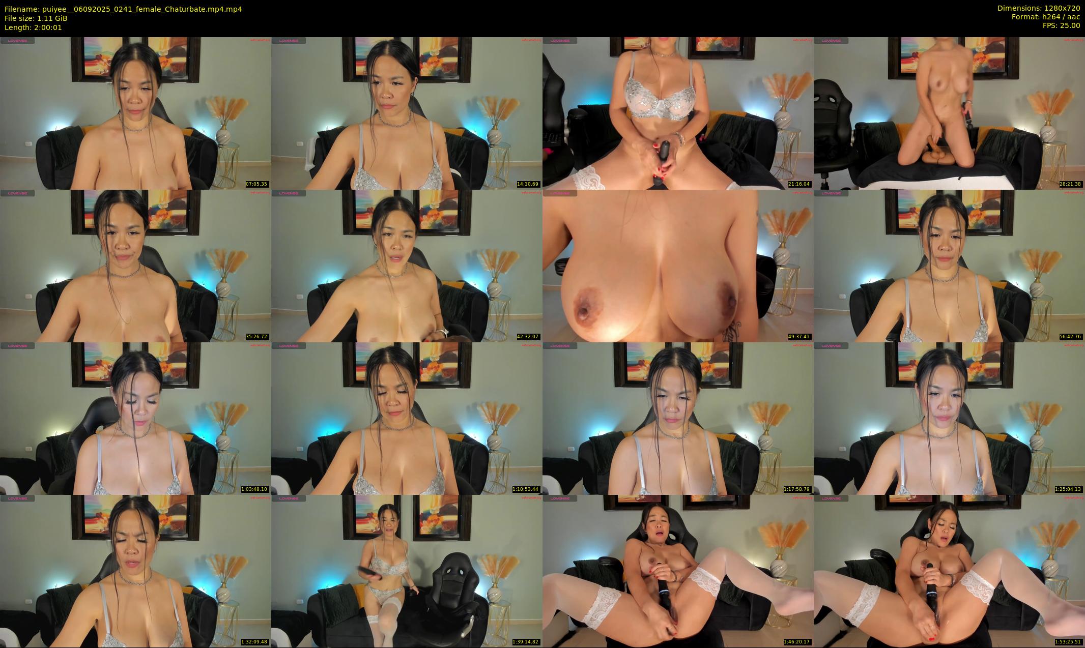 puiyee_ — 121 minute Chaturbate female cam show recording, 720p, Sep 6, 2025