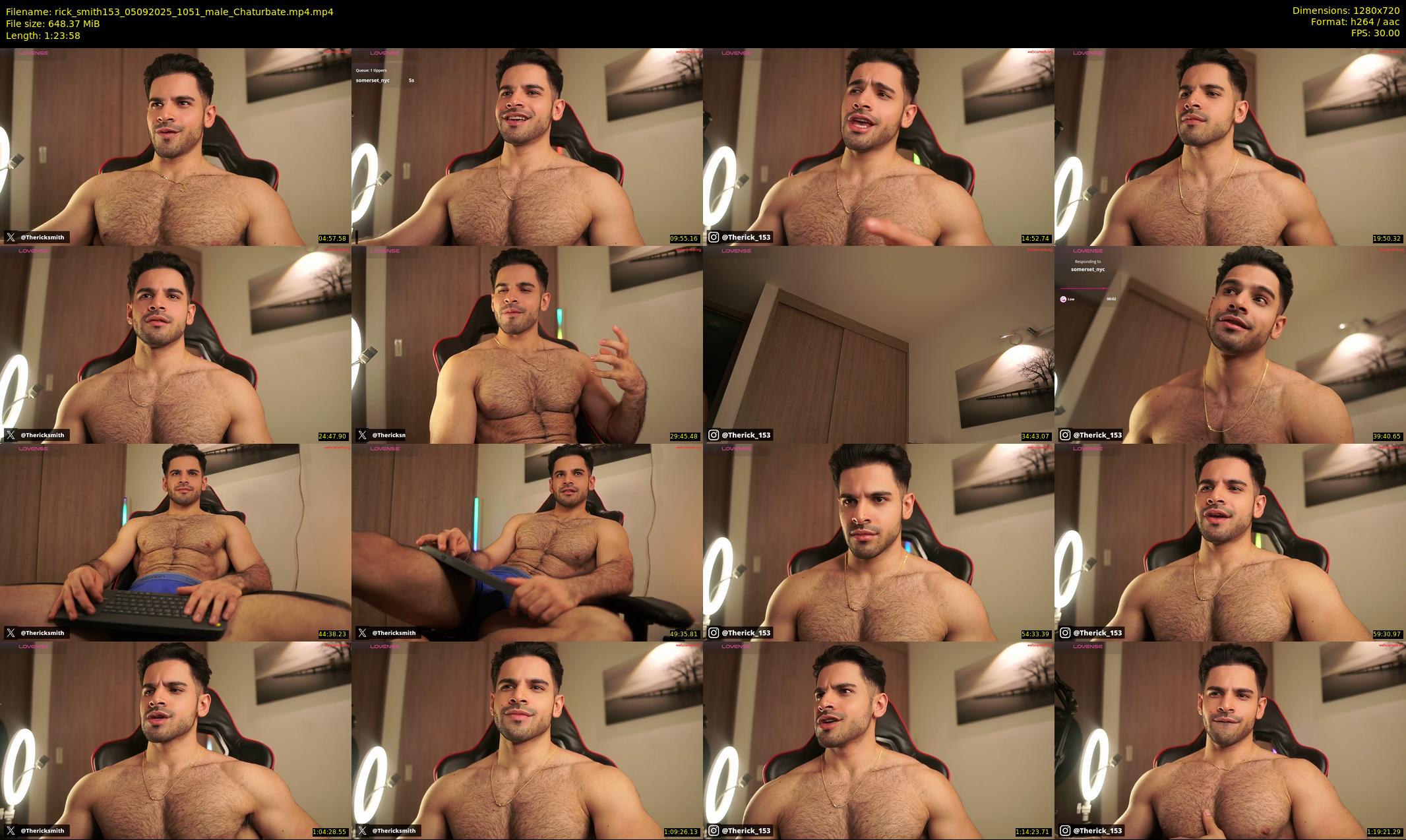 rick_smith153 — 84 minute Chaturbate male cam show recording, 720p, Sep 5, 2025