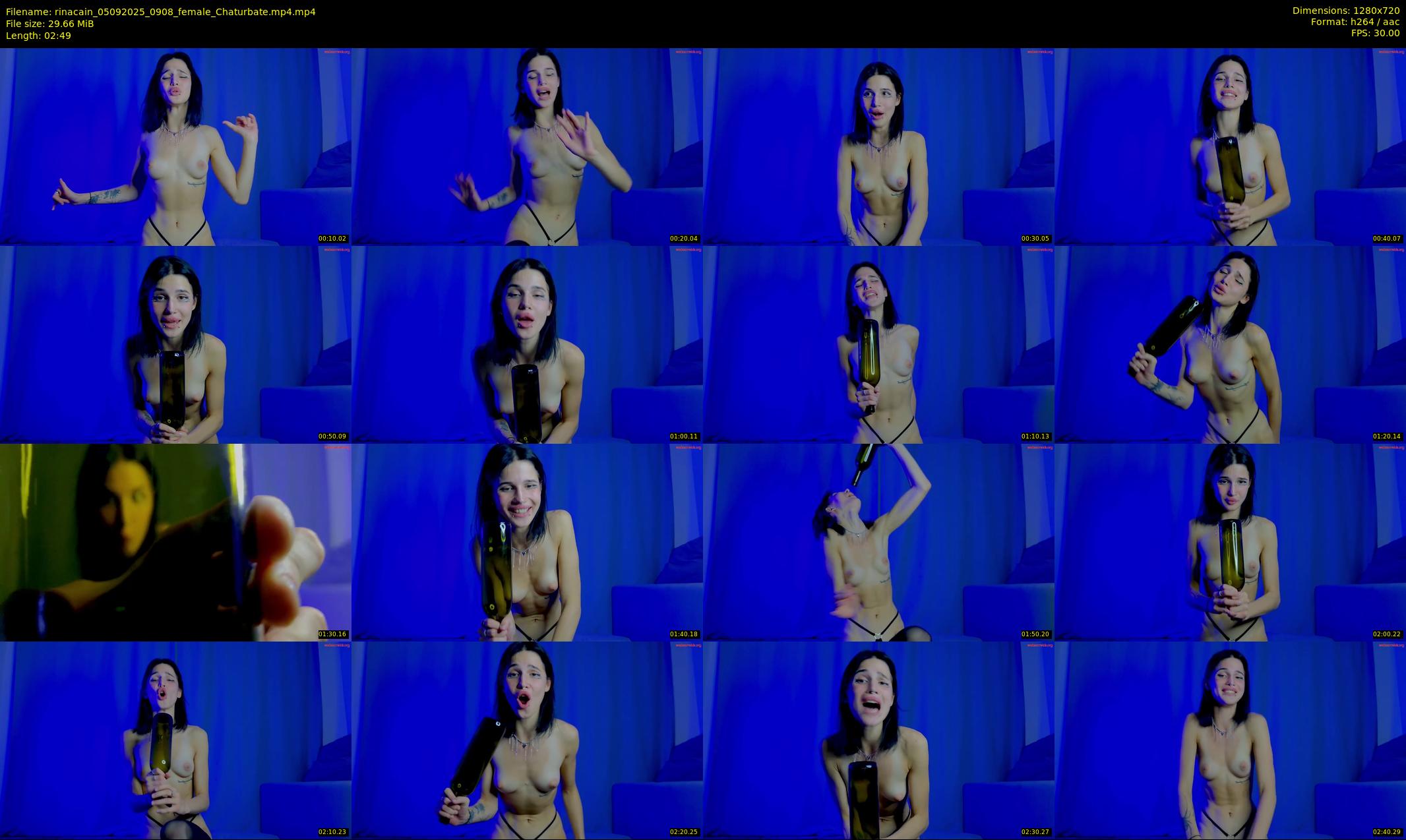 rinacain — 3 minute Chaturbate female cam show recording, 720p, Sep 5, 2025