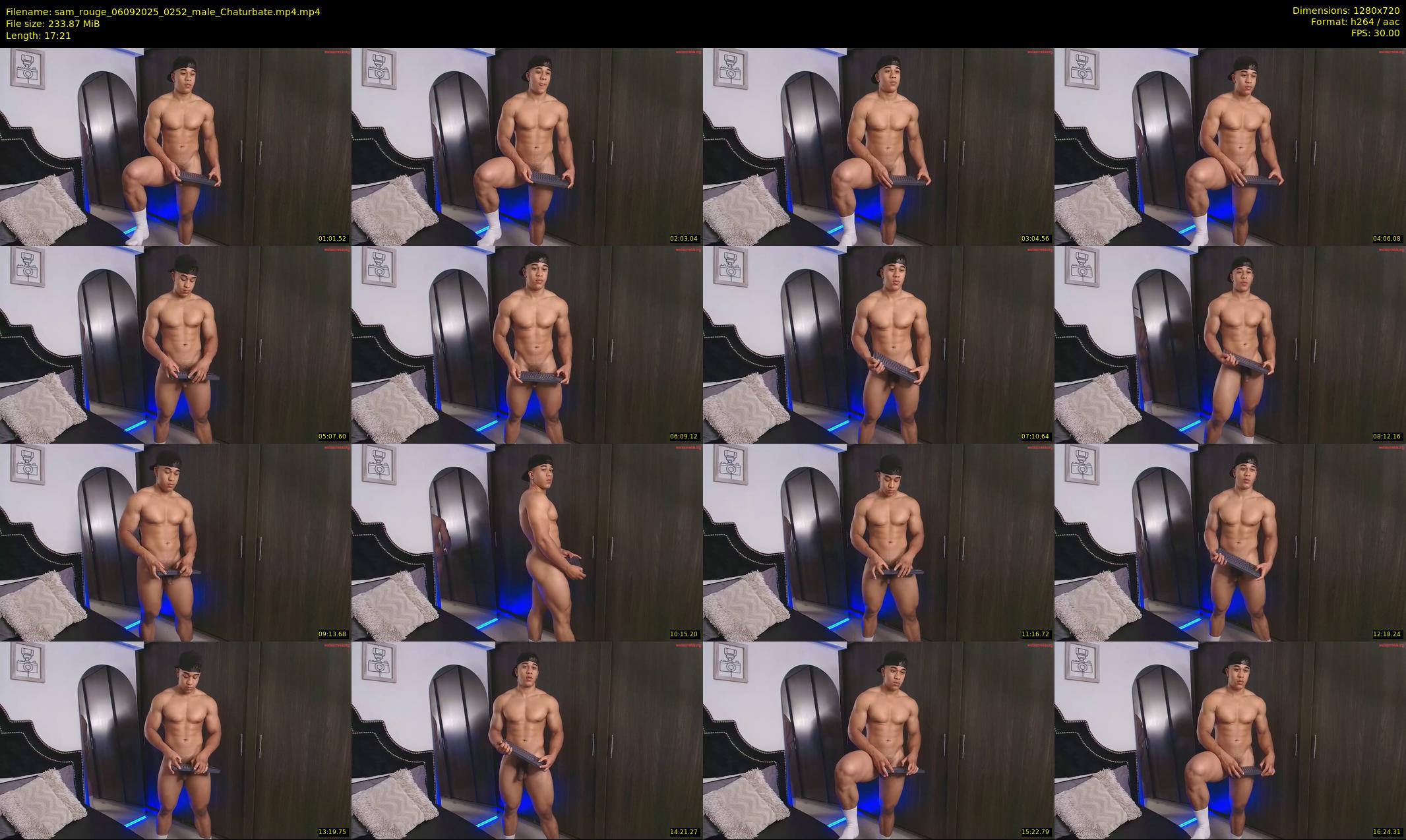 sam_rouge — 18 minute Chaturbate male cam show recording, 720p, Sep 6, 2025