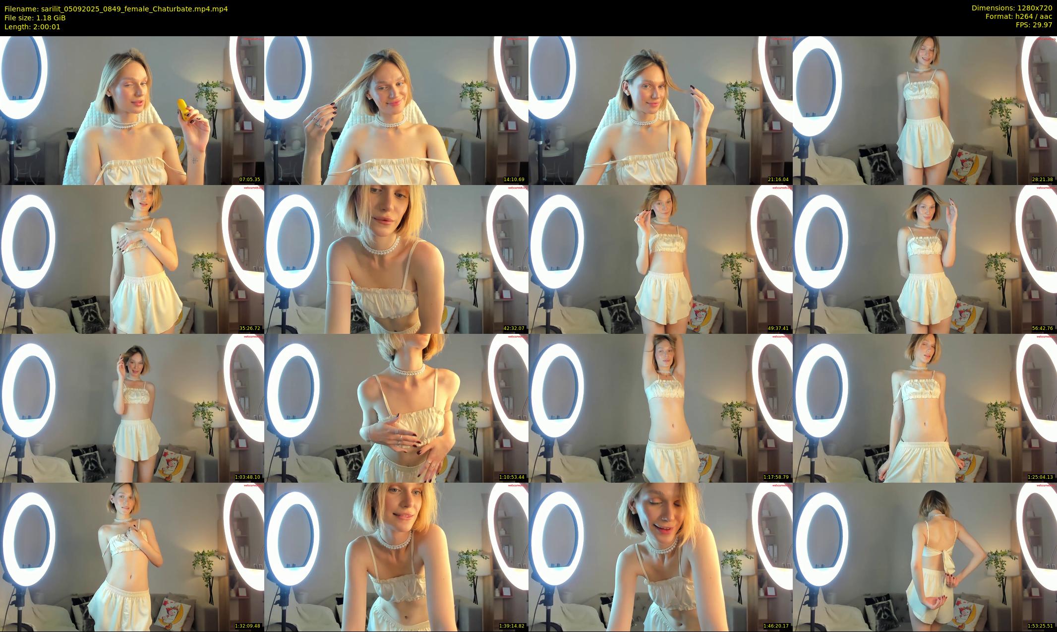 sarilit — 121 minute Chaturbate female cam show recording, 720p, Sep 5, 2025