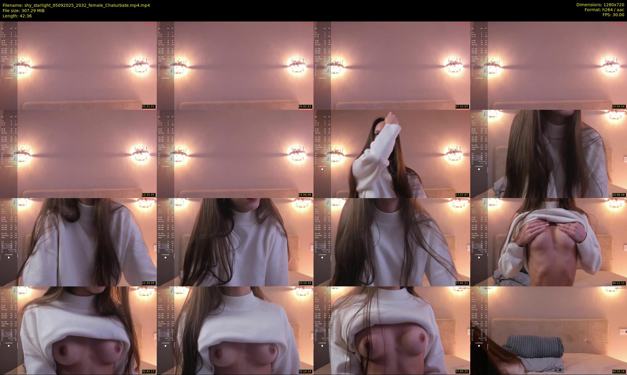 shy_starlight — 43 minute Chaturbate female cam show recording, 720p, Sep 5, 2025