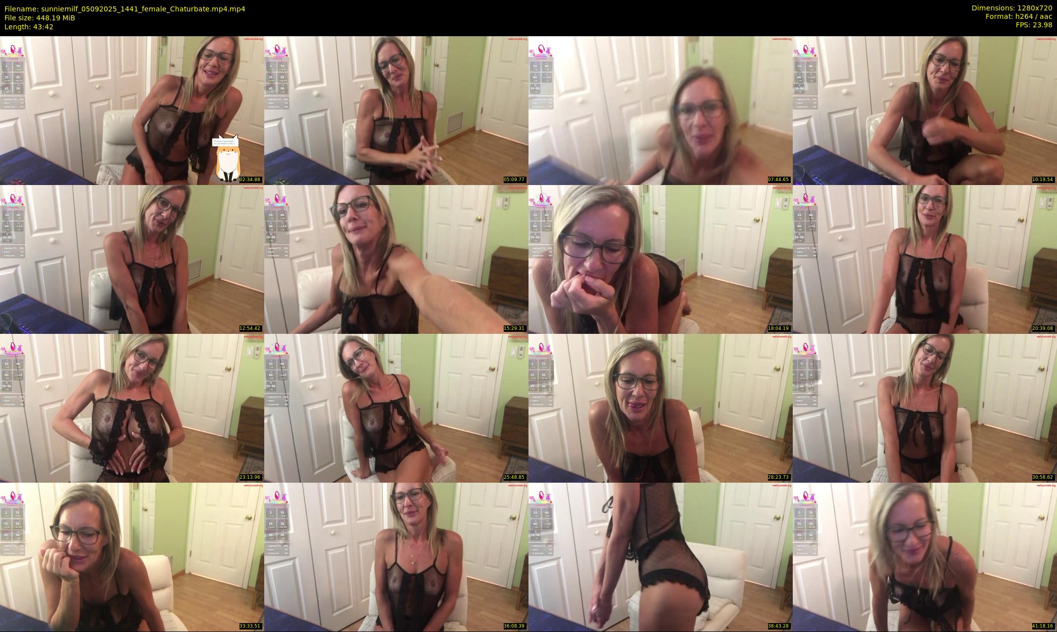 sunniemilf — 44 minute Chaturbate female cam show recording, 720p, Sep 5, 2025