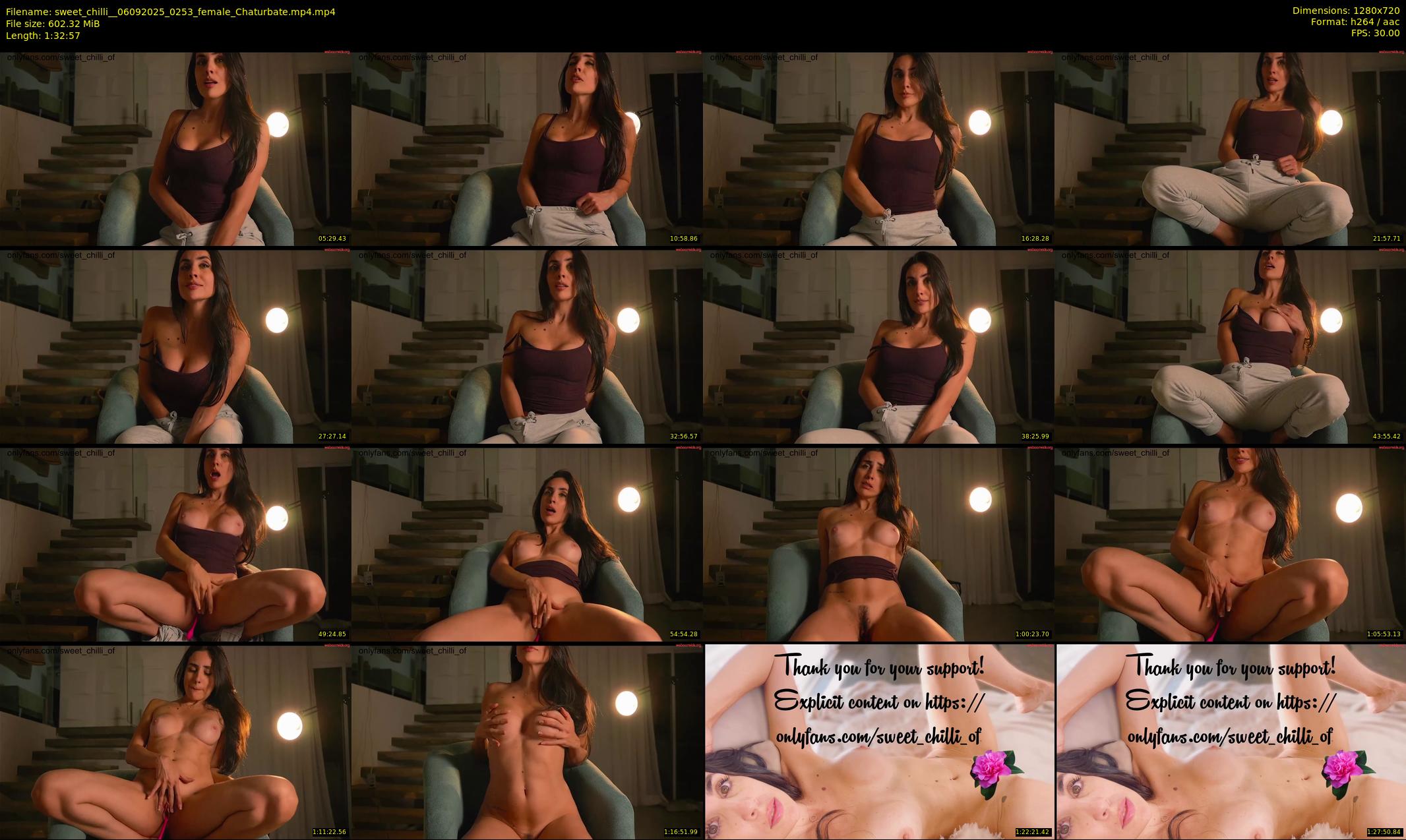 sweet_chilli_ — 93 minute Chaturbate female cam show recording, 720p, Sep 6, 2025