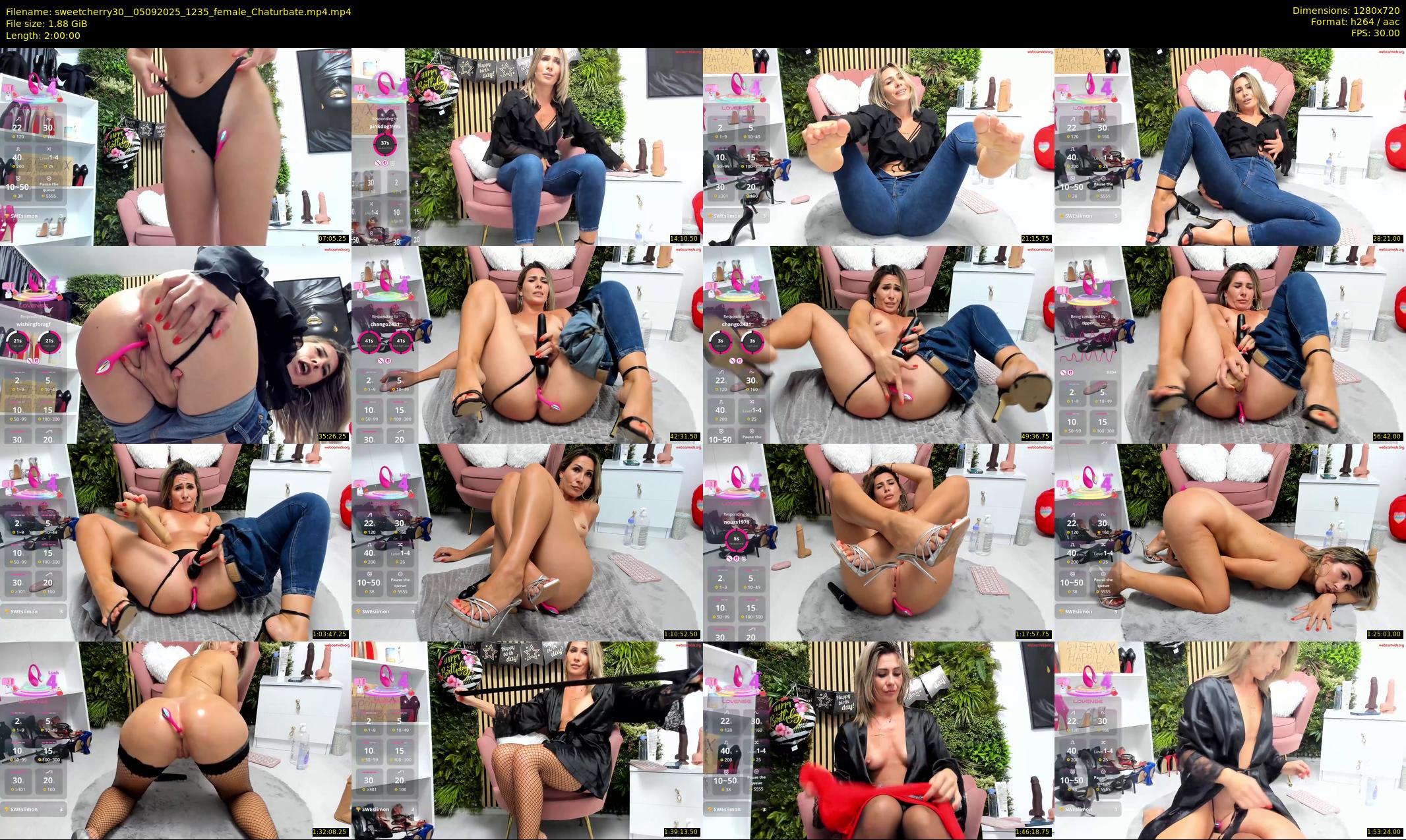 sweetcherry30_ — 120 minute Chaturbate female cam show recording, 720p, Sep 5, 2025
