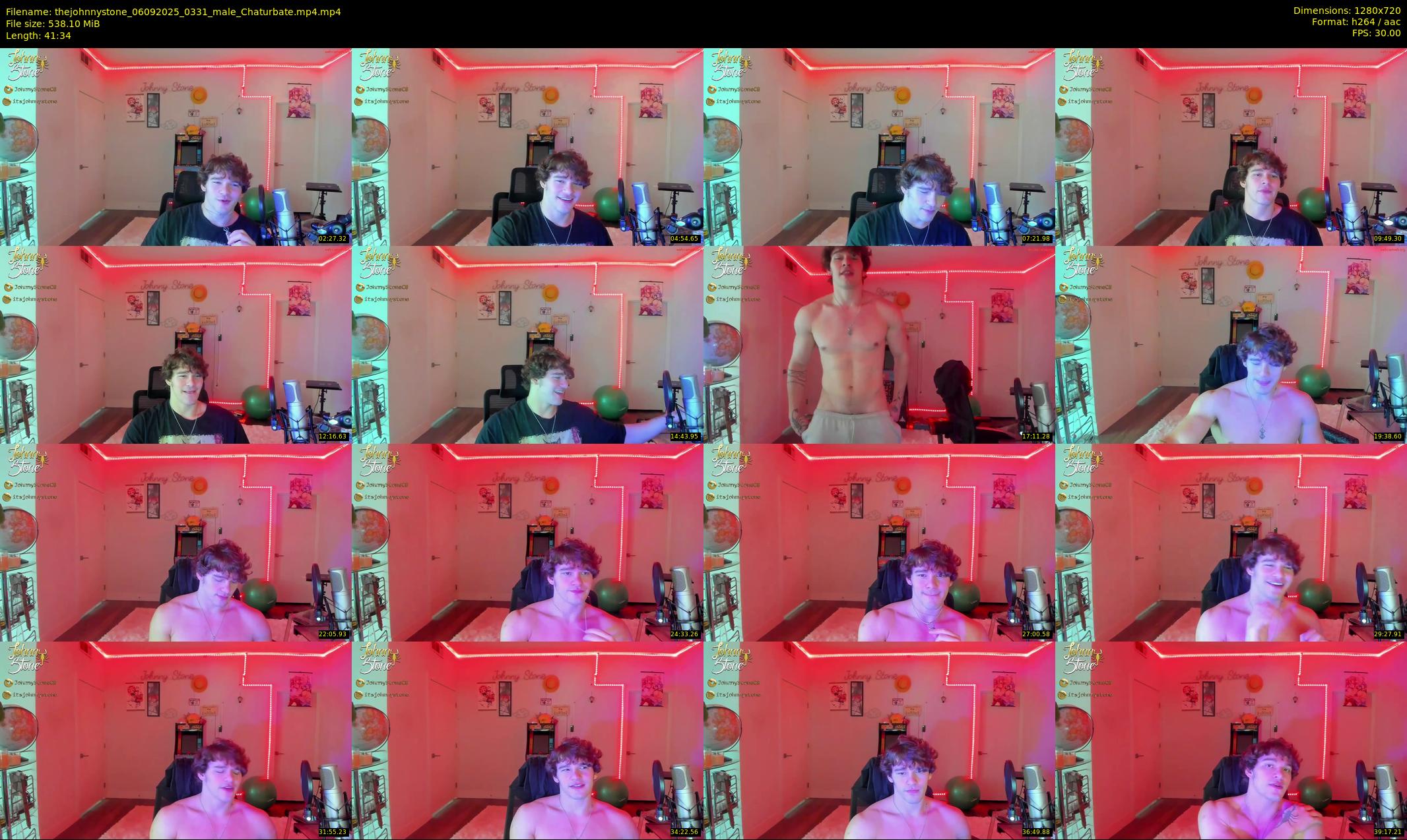 thejohnnystone — 42 minute Chaturbate male cam show recording, 720p, Sep 6, 2025