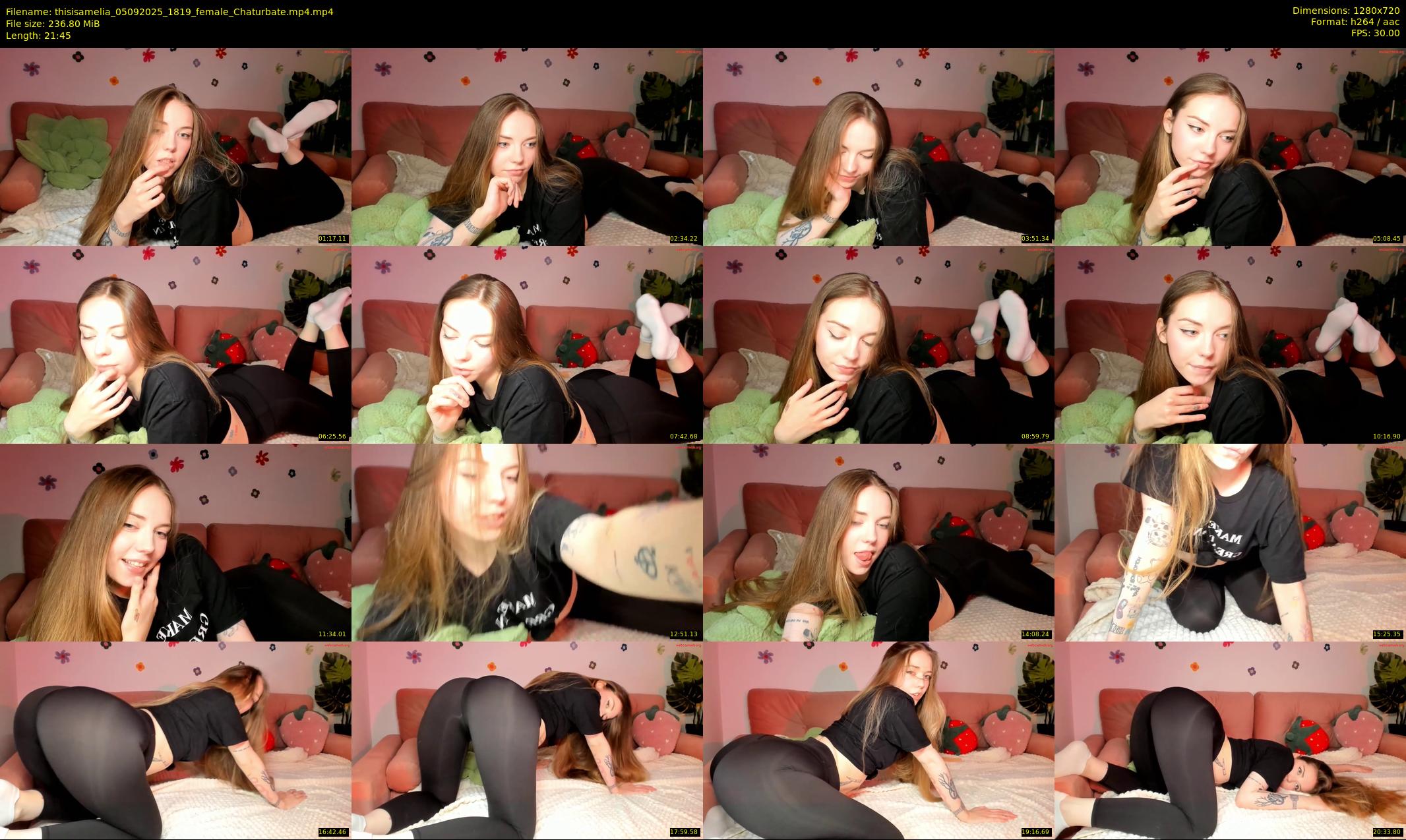 thisisamelia — 22 minute Chaturbate female cam show recording, 720p, Sep 5, 2025