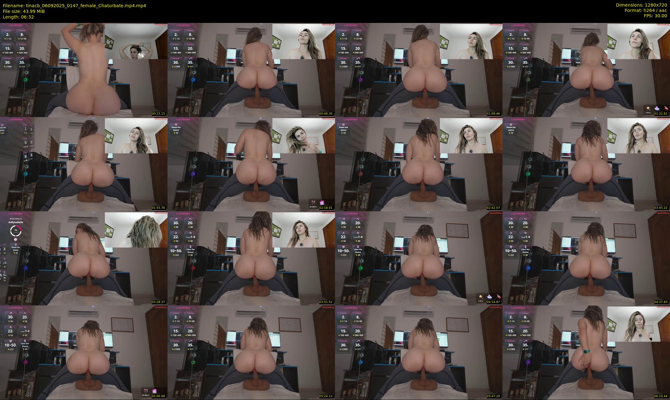 tinacb — 7 minute Chaturbate female cam show recording, 720p, Sep 6, 2025