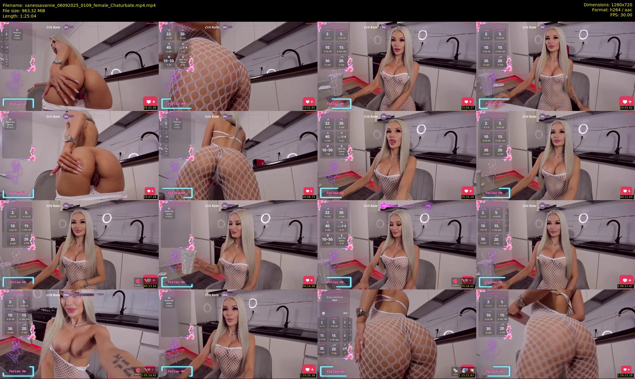 vanessavanne — 86 minute Chaturbate female cam show recording, 720p, Sep 6, 2025