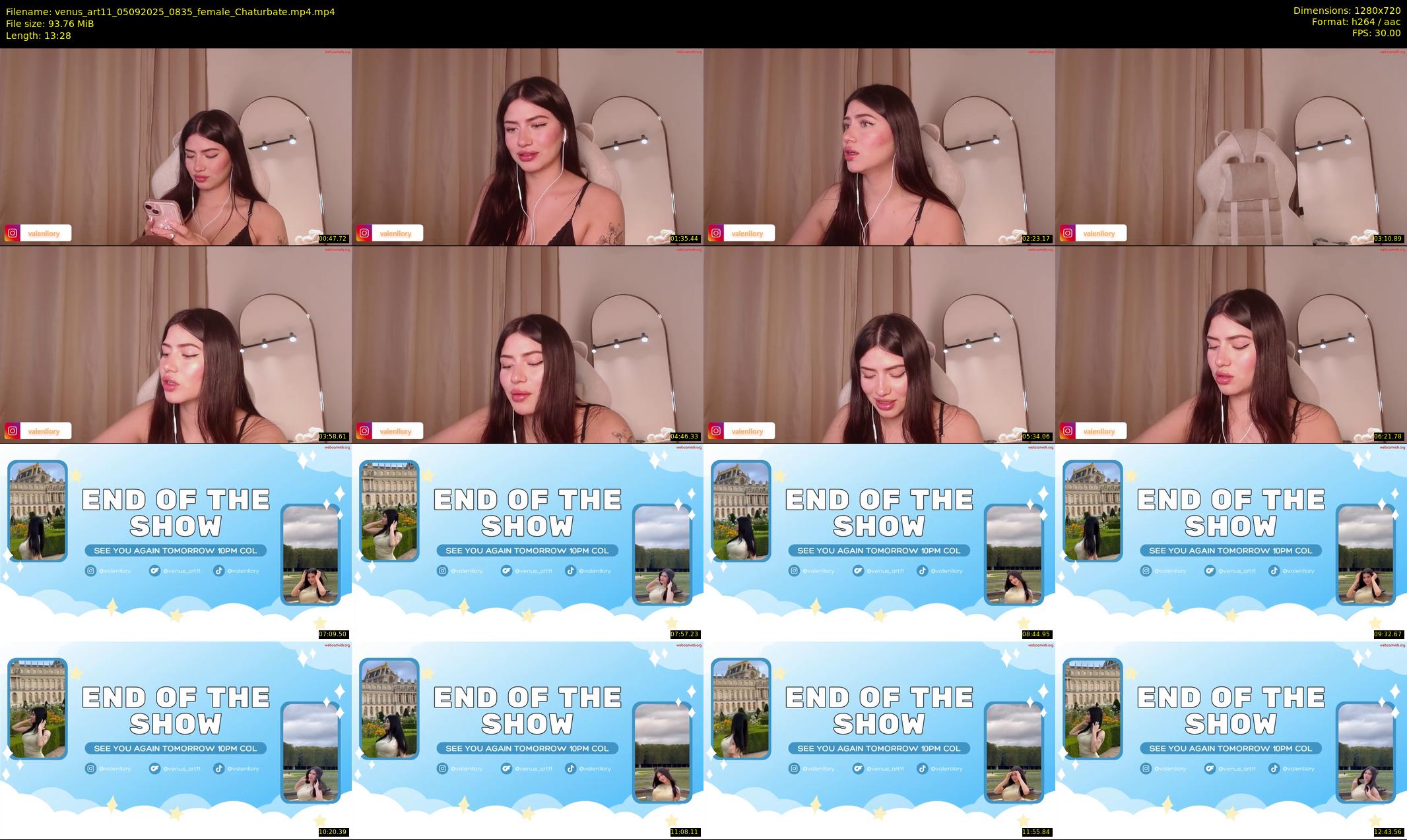 venus_art11 — 14 minute Chaturbate female cam show recording, 720p, Sep 5, 2025