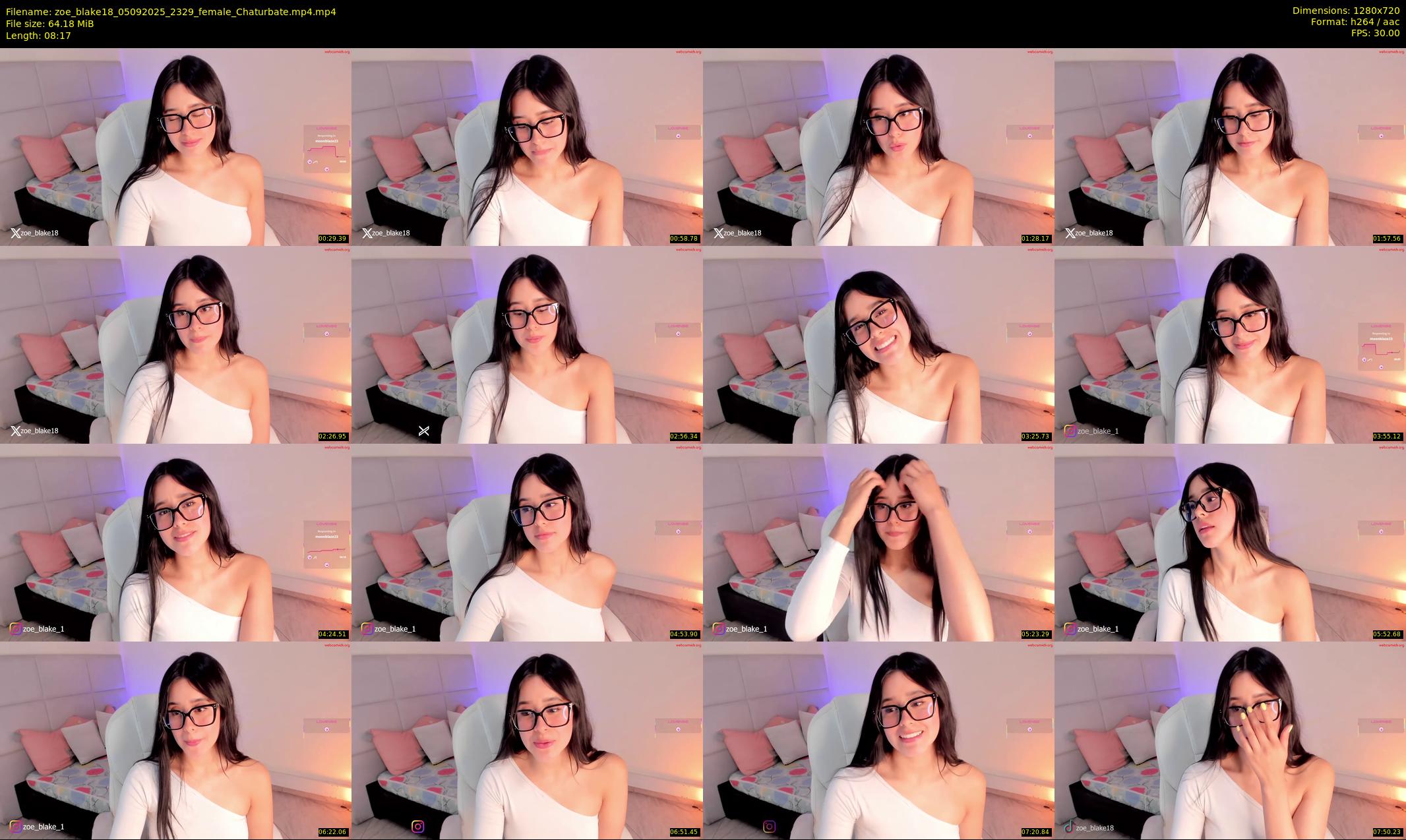 zoe_blake18 — 9 minute Chaturbate female cam show recording, 720p, Sep 5, 2025