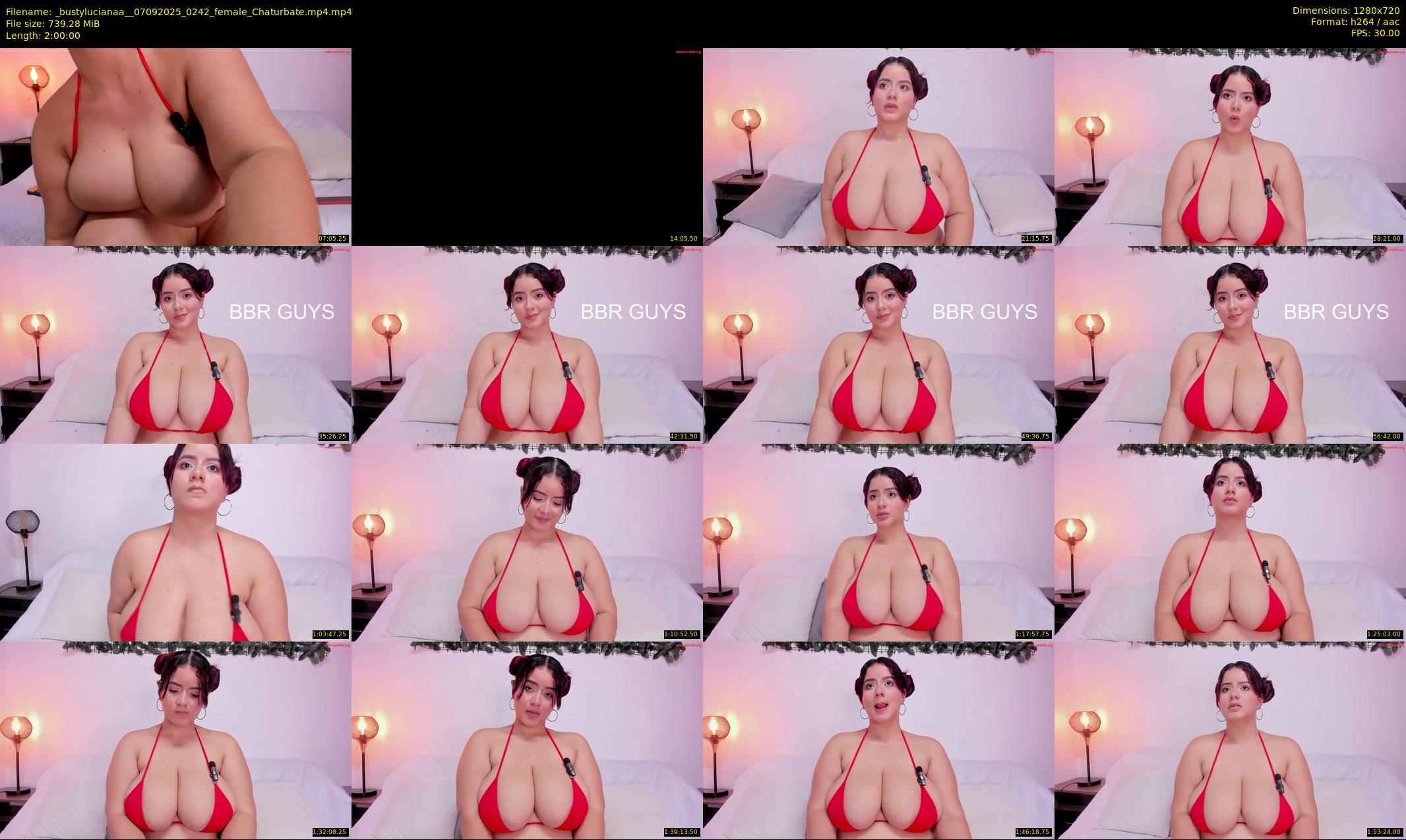_bustylucianaa_ — 120 minute Chaturbate female cam show recording, 720p, Sep 7, 2025