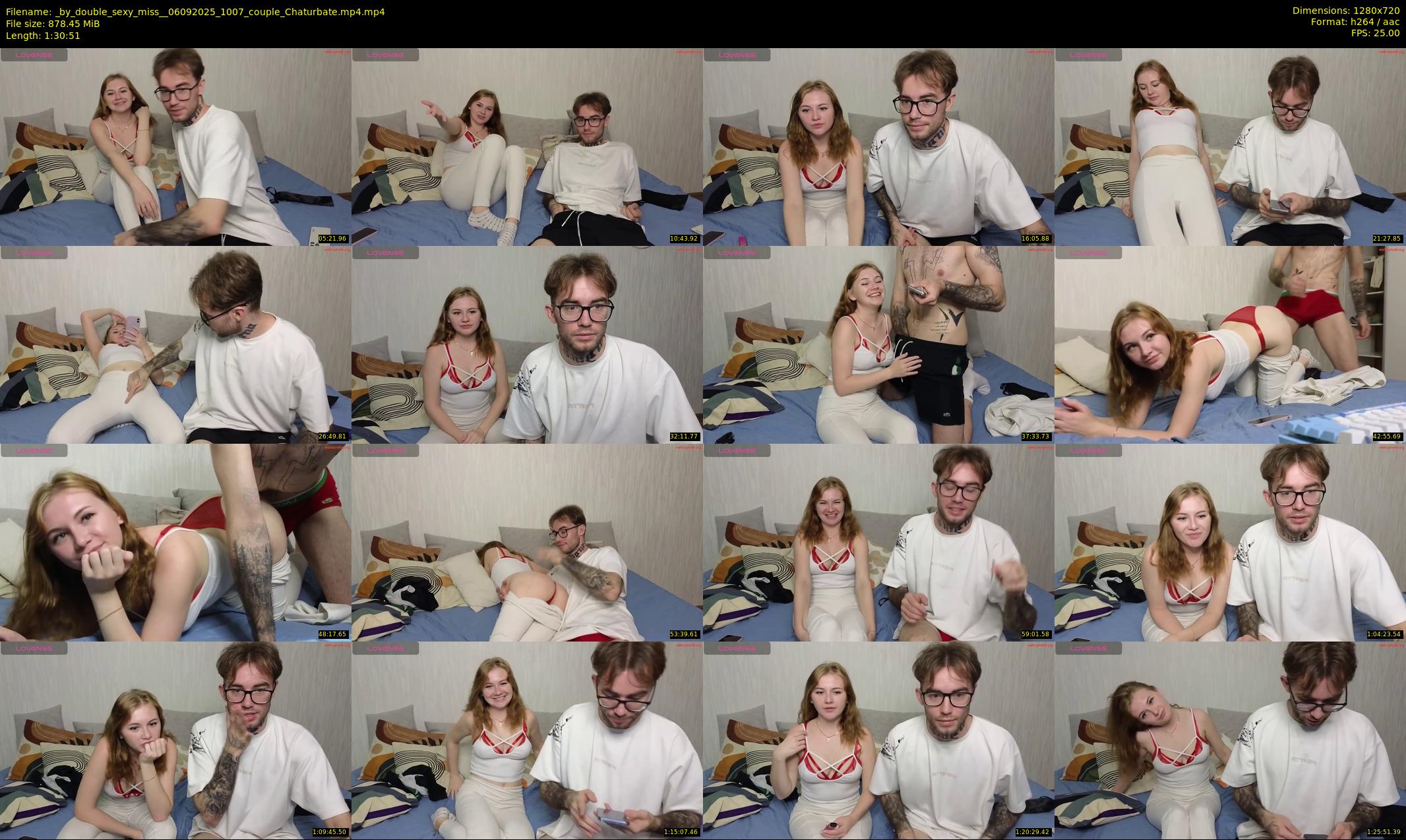 _by_double_sexy_miss_ — 91 minute Chaturbate couple cam show recording, 720p, Sep 6, 2025
