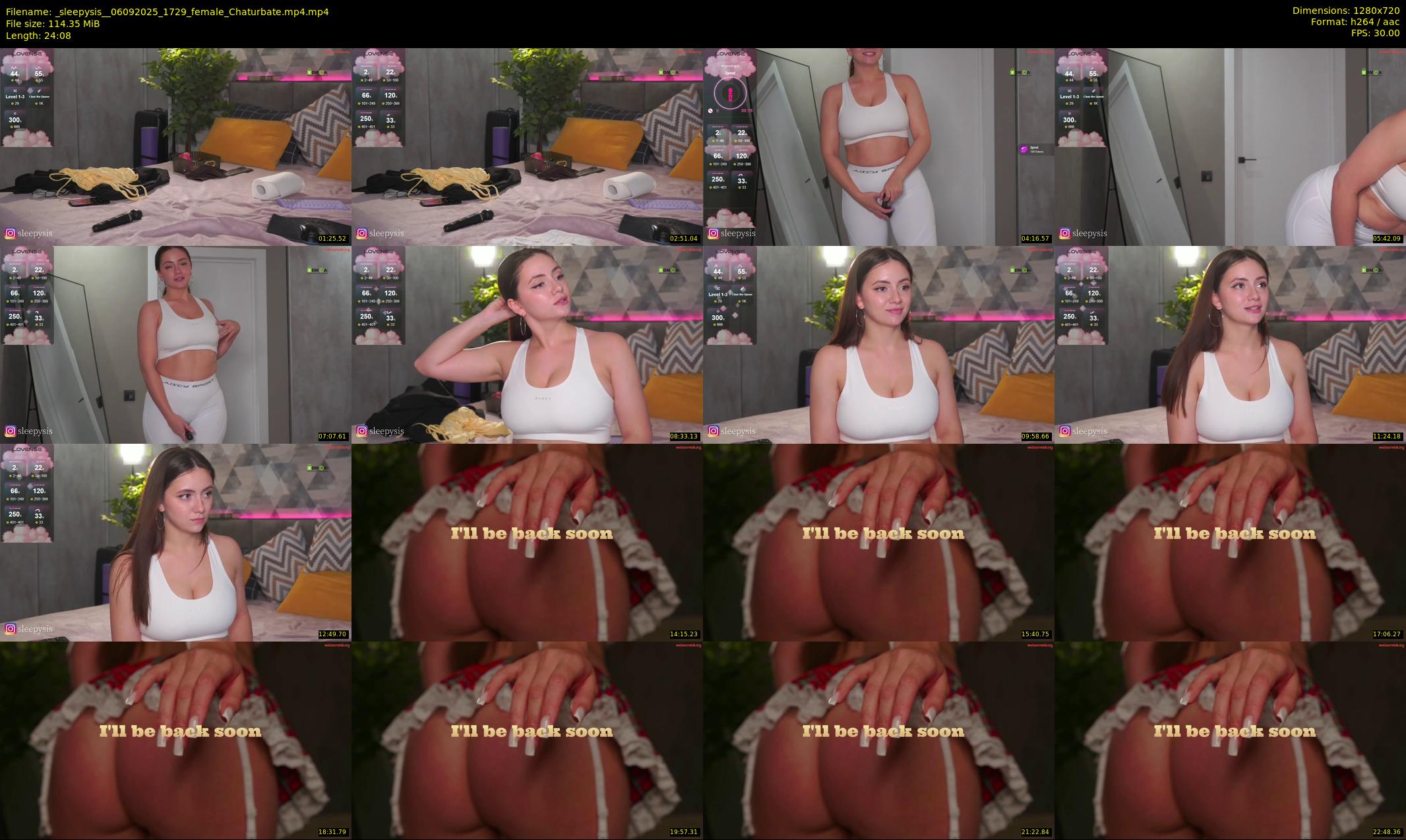 _sleepysis_ — 25 minute Chaturbate female cam show recording, 720p, Sep 6, 2025