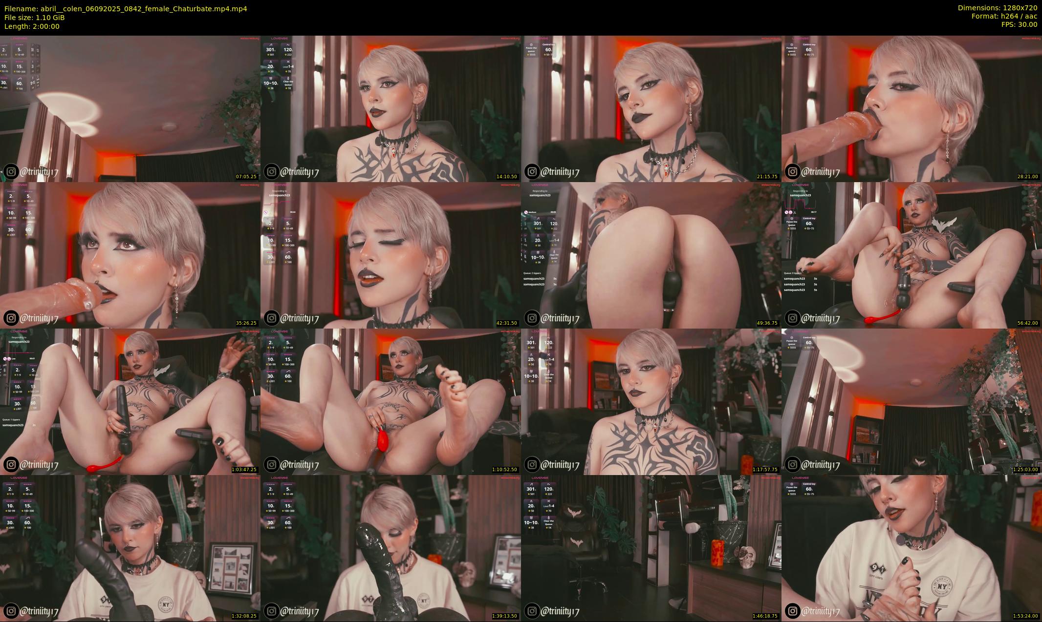 abril__colen — 120 minute Chaturbate female cam show recording, 720p, Sep 6, 2025