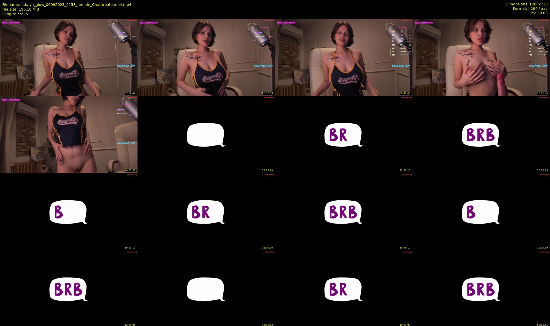 adalyn_glow — 56 minute Chaturbate female cam show recording, 720p, Sep 6, 2025