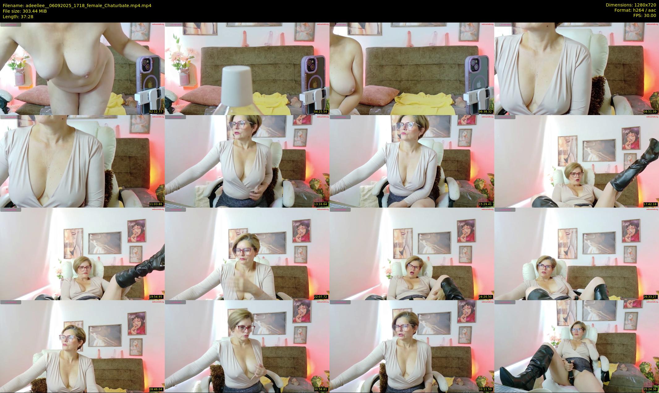 adeellee_ — 38 minute Chaturbate female cam show recording, 720p, Sep 6, 2025