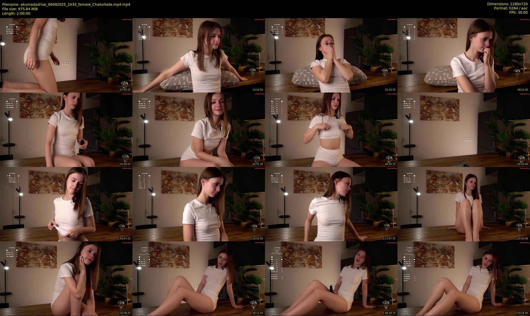 akumadadrive — 120 minute Chaturbate female cam show recording, 720p, Sep 6, 2025