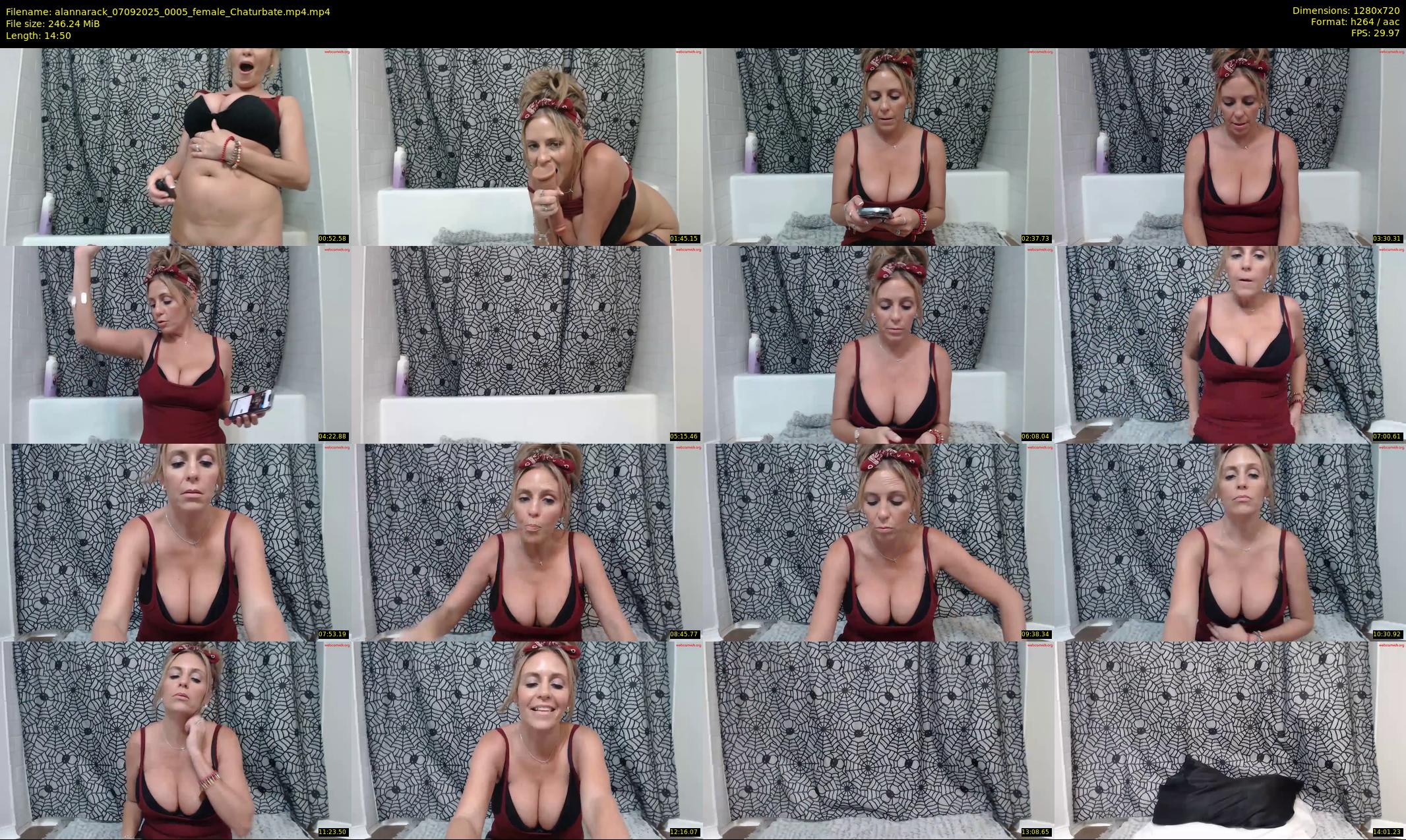 alannarack — 15 minute Chaturbate female cam show recording, 720p, Sep 7, 2025
