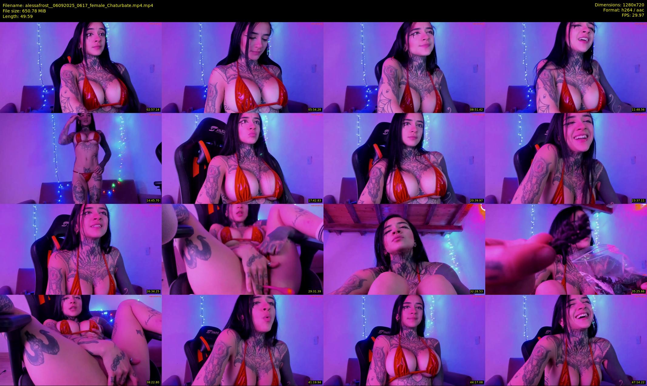 alessafrost_ — 50 minute Chaturbate female cam show recording, 720p, Sep 6, 2025