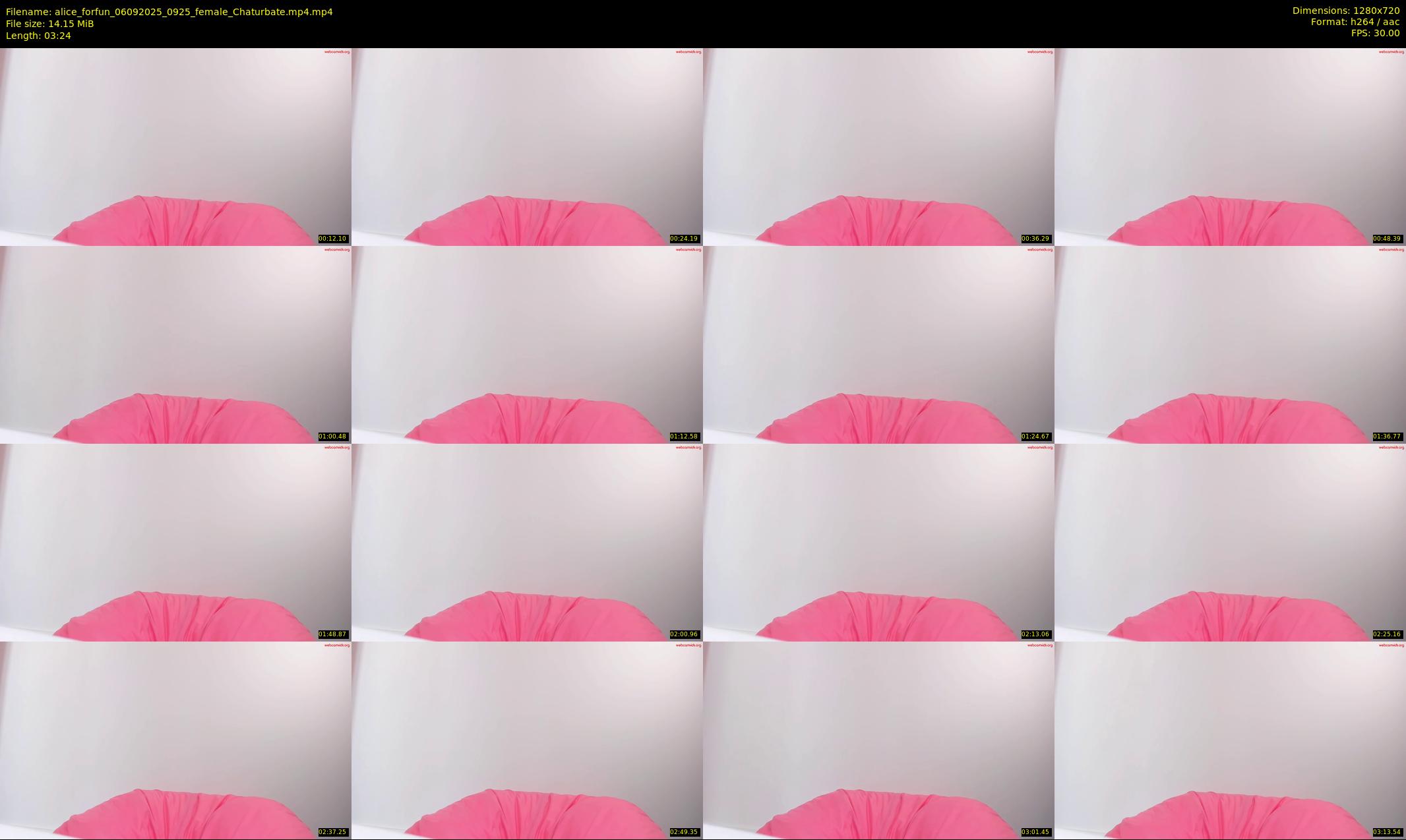 alice_forfun — 4 minute Chaturbate female cam show recording, 720p, Sep 6, 2025