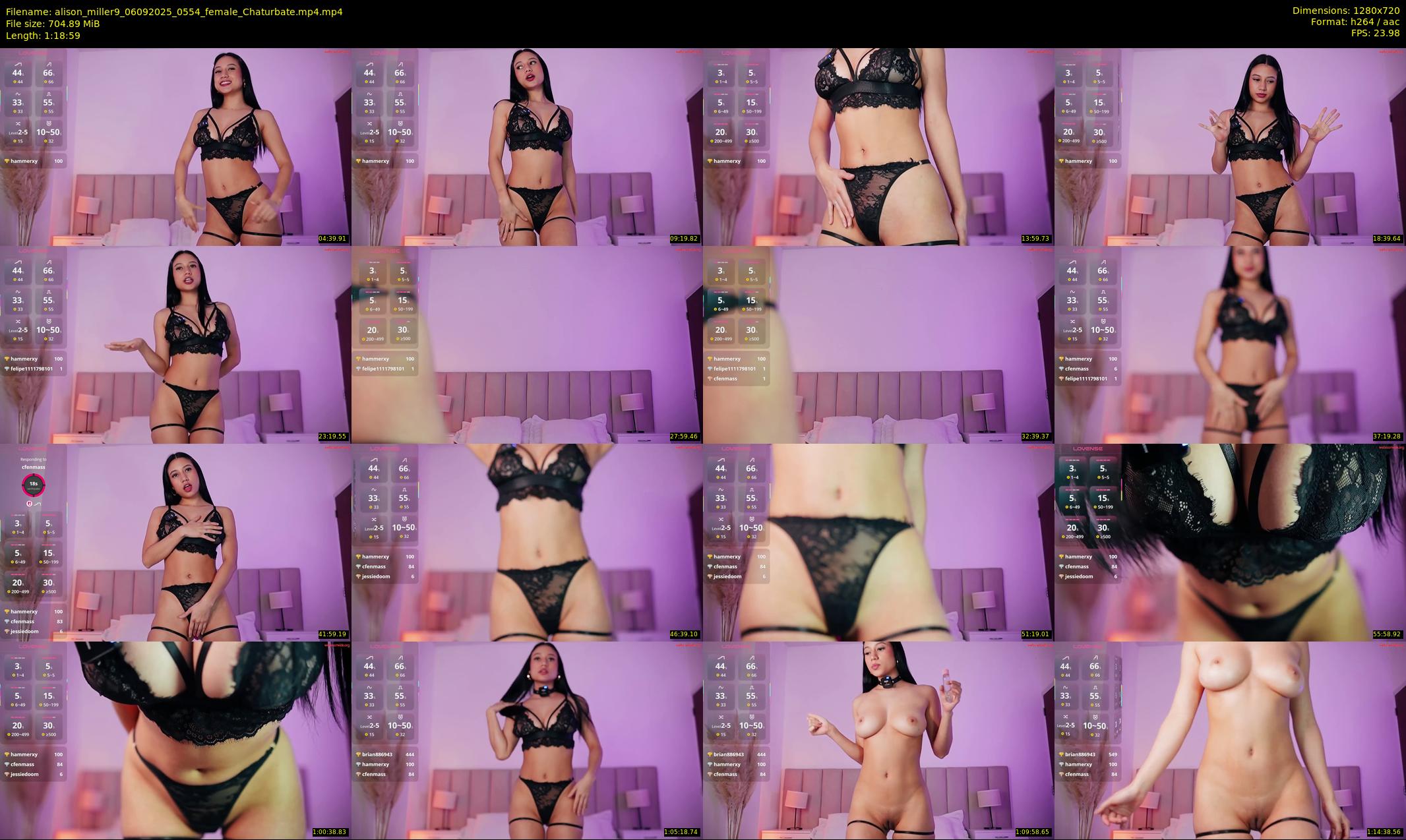 alison_miller9 — 79 minute Chaturbate female cam show recording, 720p, Sep 6, 2025