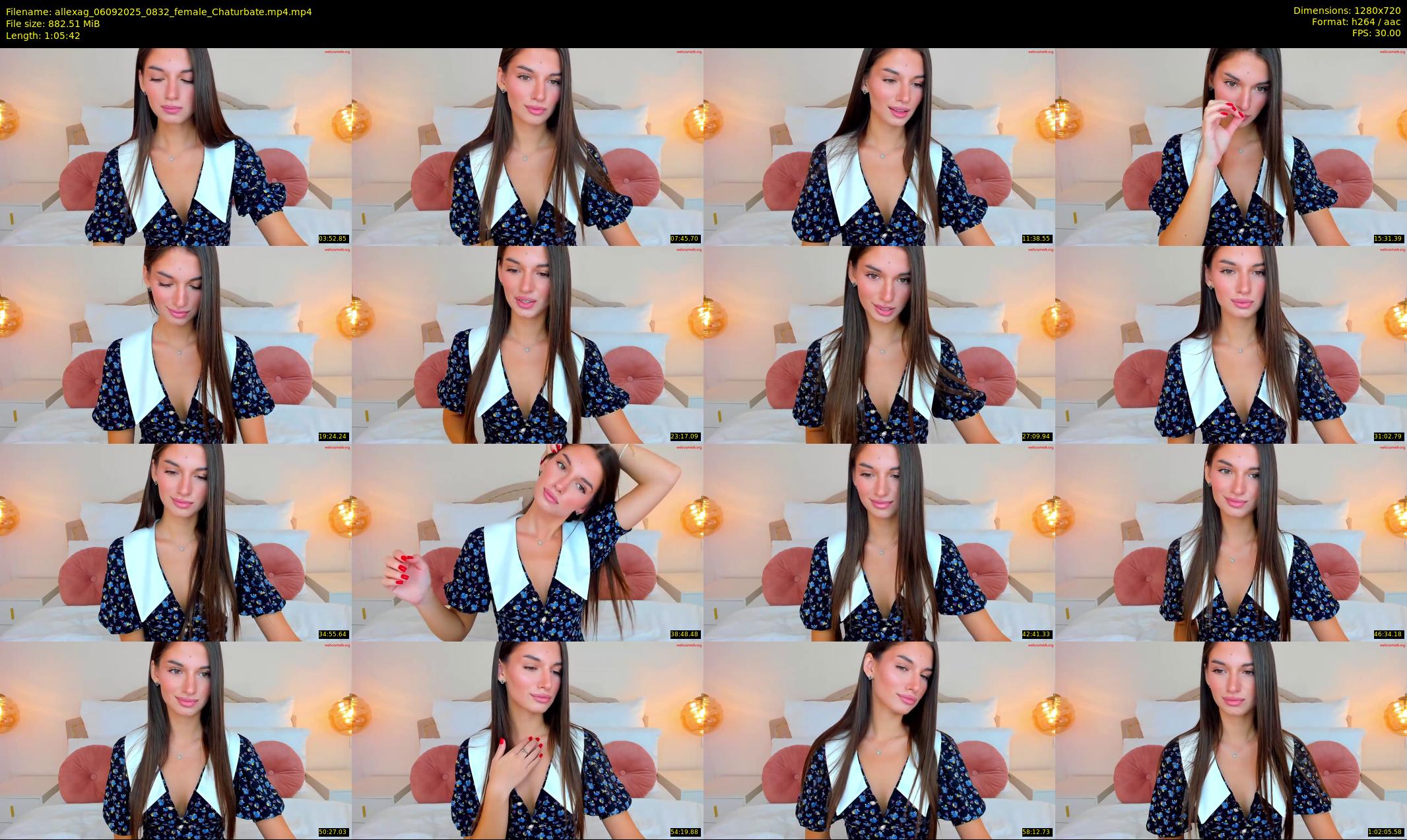 allexag — 66 minute Chaturbate female cam show recording, 720p, Sep 6, 2025