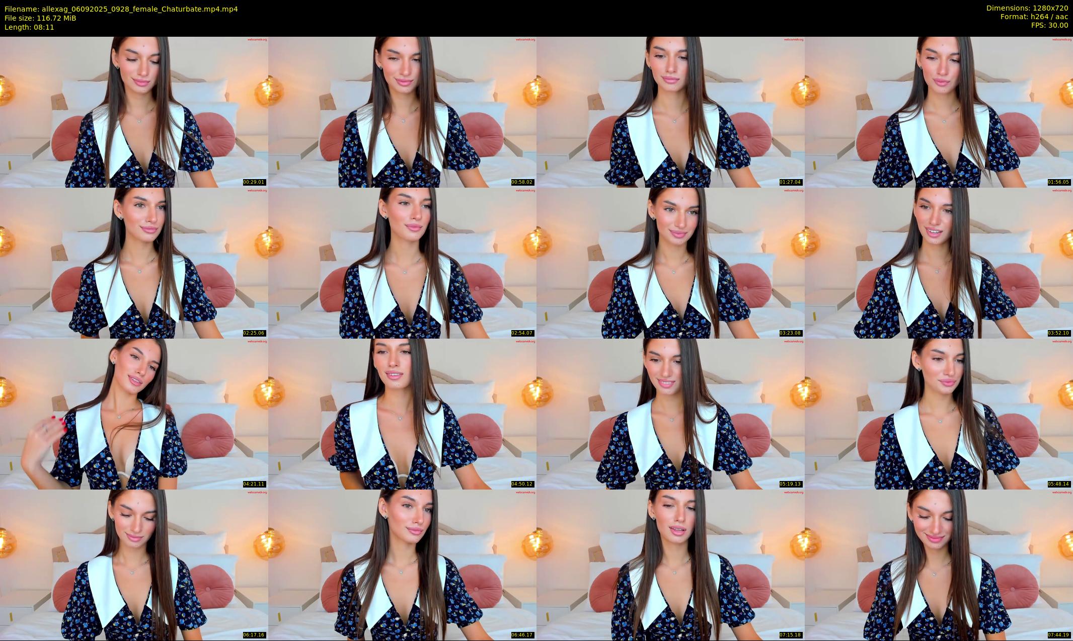 allexag — 9 minute Chaturbate female cam show recording, 720p, Sep 6, 2025