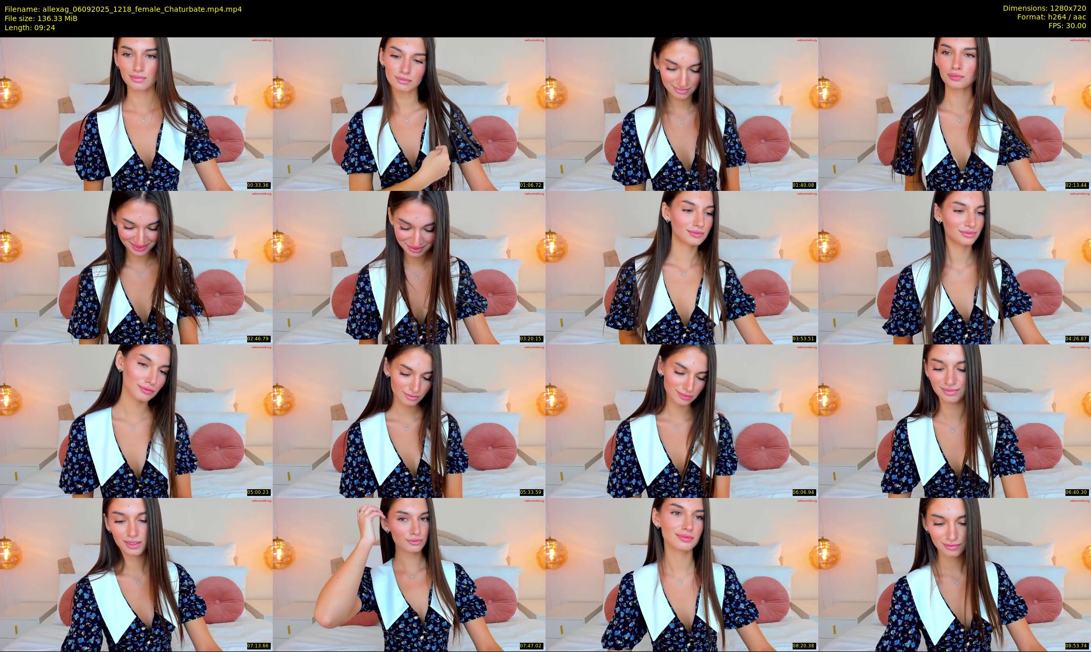 allexag — 10 minute Chaturbate female cam show recording, 720p, Sep 6, 2025