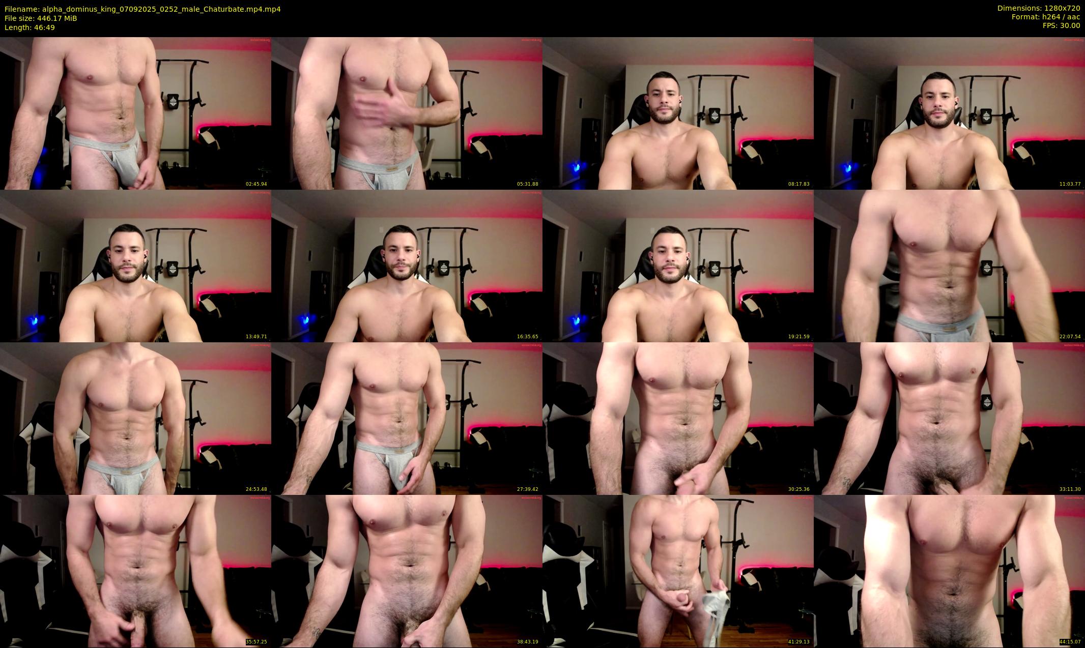 alpha_dominus_king — 47 minute Chaturbate male cam show recording, 720p, Sep 7, 2025