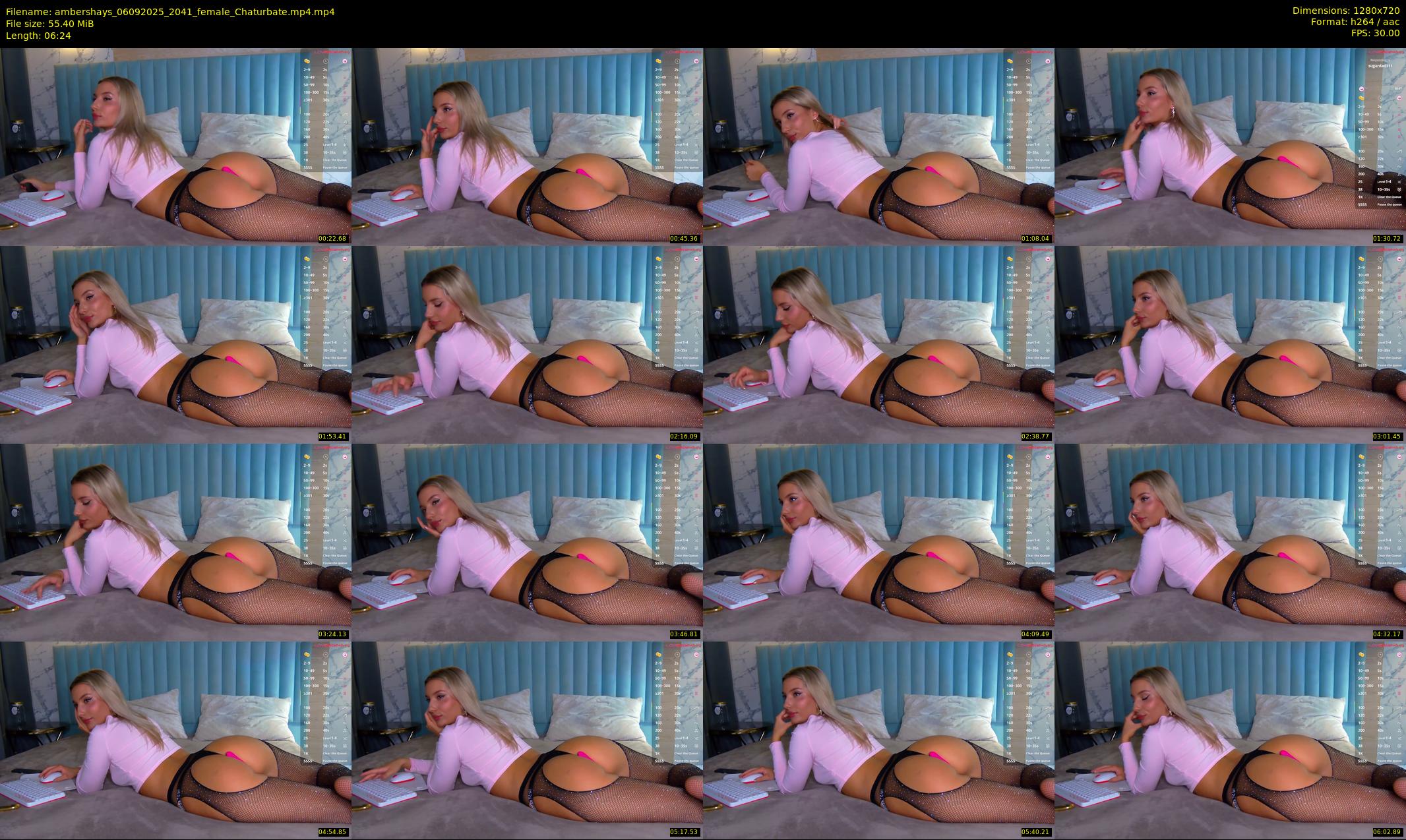 ambershays — 7 minute Chaturbate female cam show recording, 720p, Sep 6, 2025