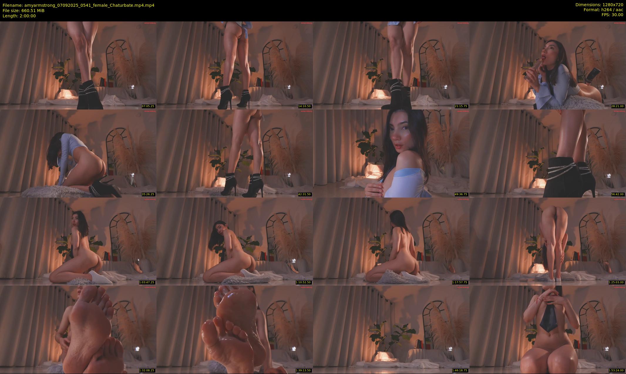 amyarmstrong — 120 minute Chaturbate female cam show recording, 720p, Sep 7, 2025