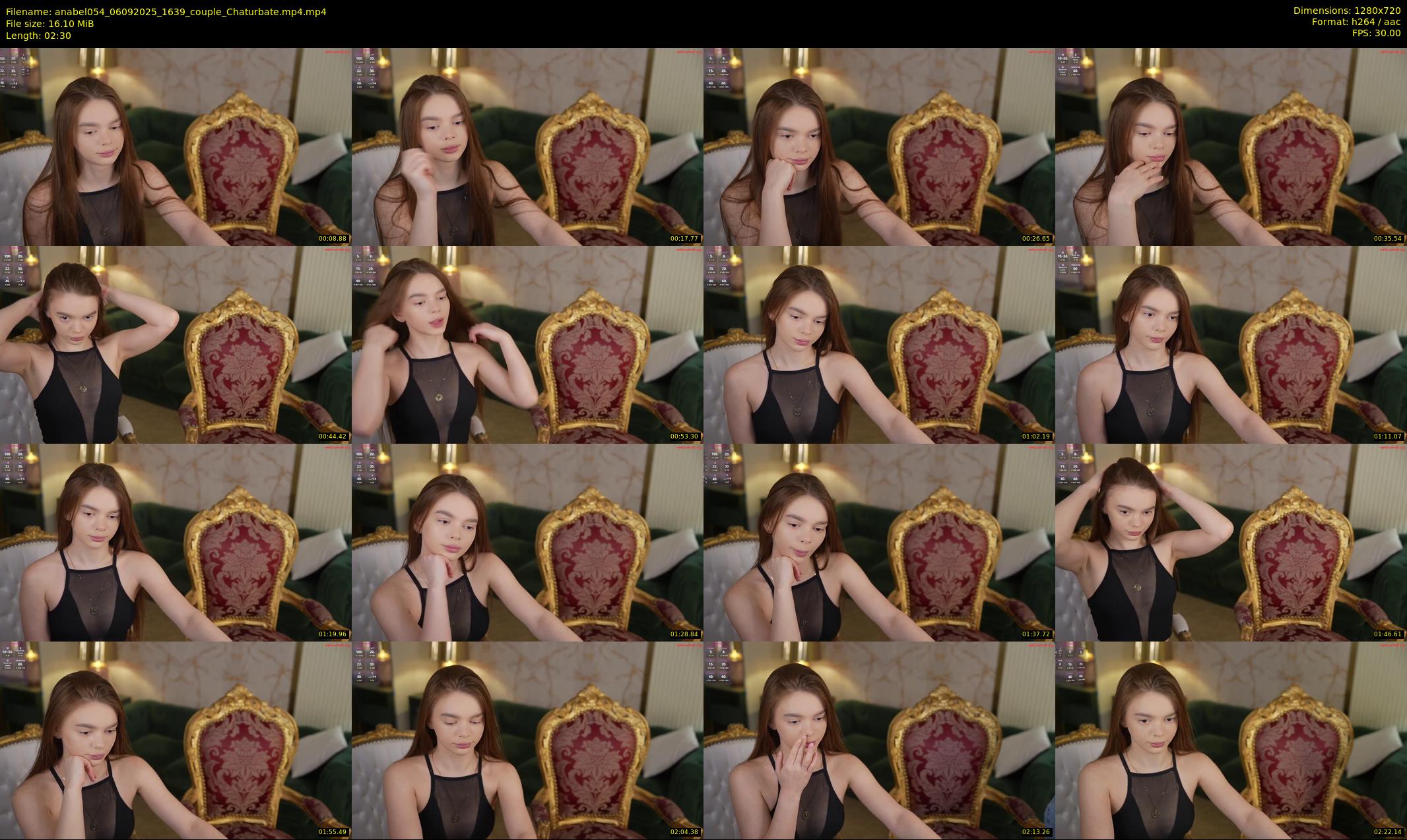 anabel054 — 3 minute Chaturbate female cam show recording, 720p, Sep 6, 2025