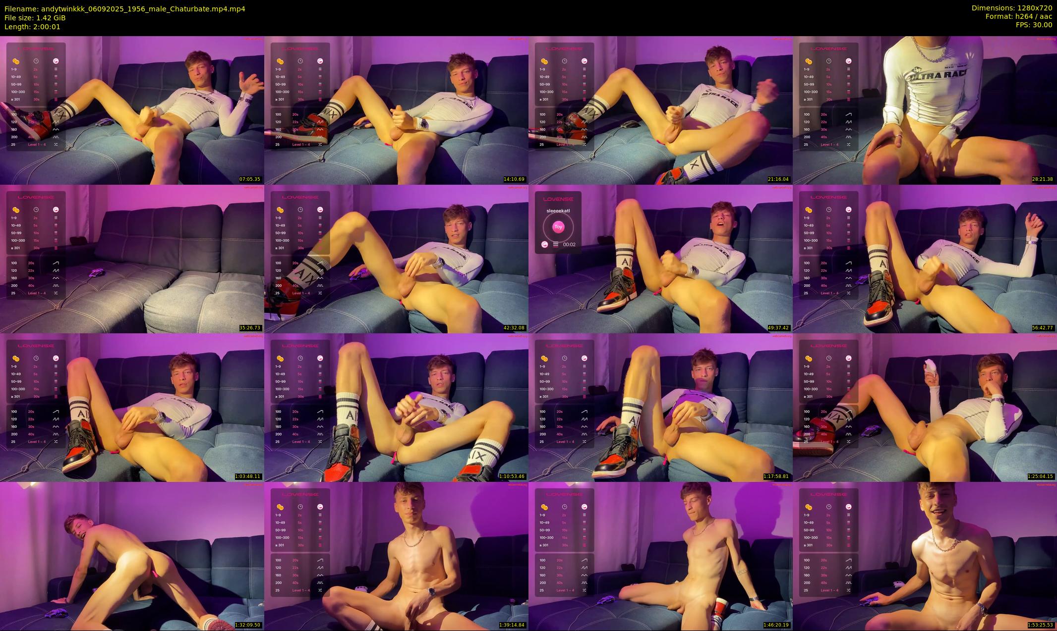 andytwinkkk — 121 minute Chaturbate male cam show recording, 720p, Sep 6, 2025