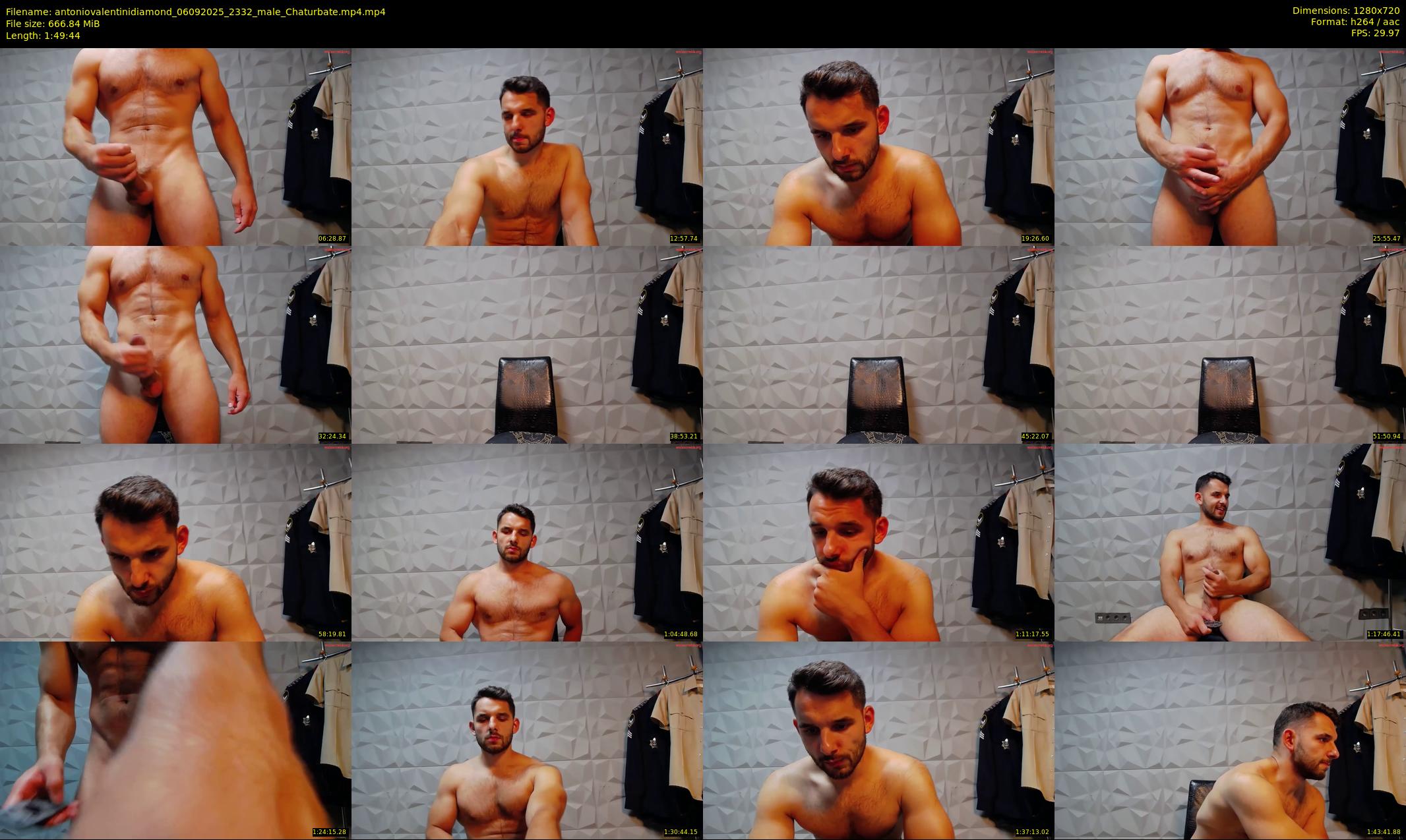 antoniovalentinidiamond — 110 minute Chaturbate male cam show recording, 720p, Sep 6, 2025