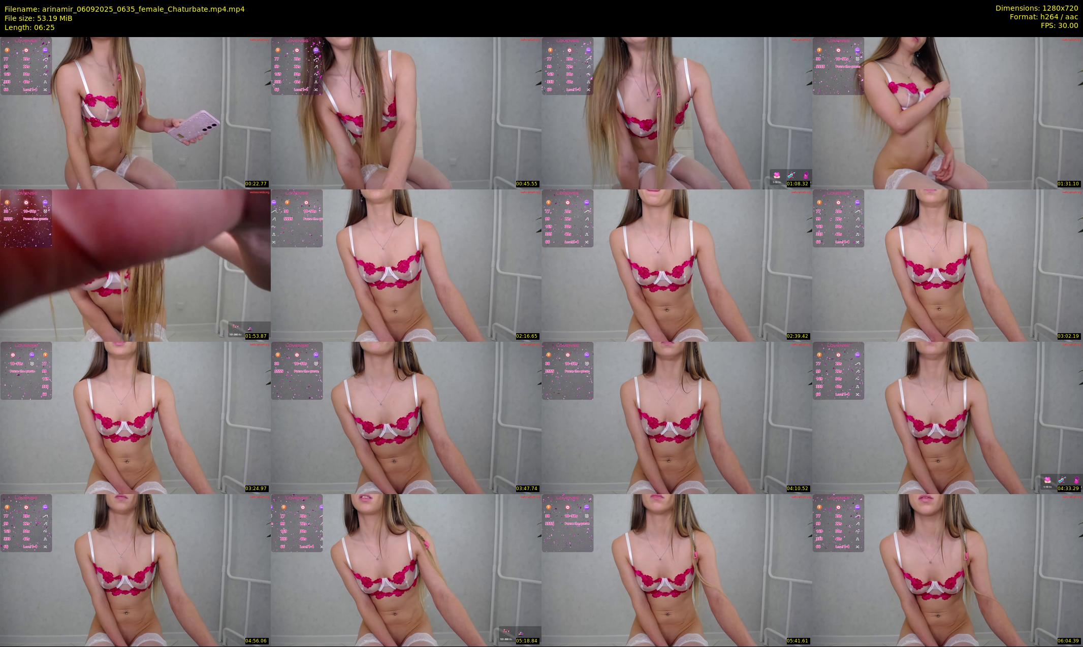 arinamir — 7 minute Chaturbate female cam show recording, 720p, Sep 6, 2025