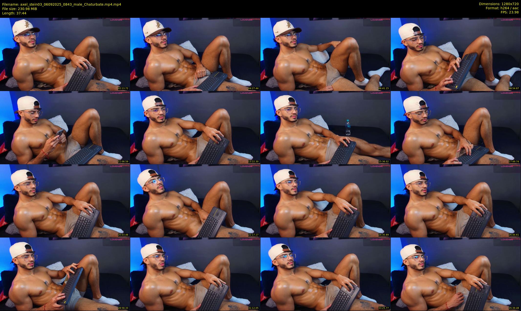 axel_stein03 — 38 minute Chaturbate male cam show recording, 720p, Sep 6, 2025