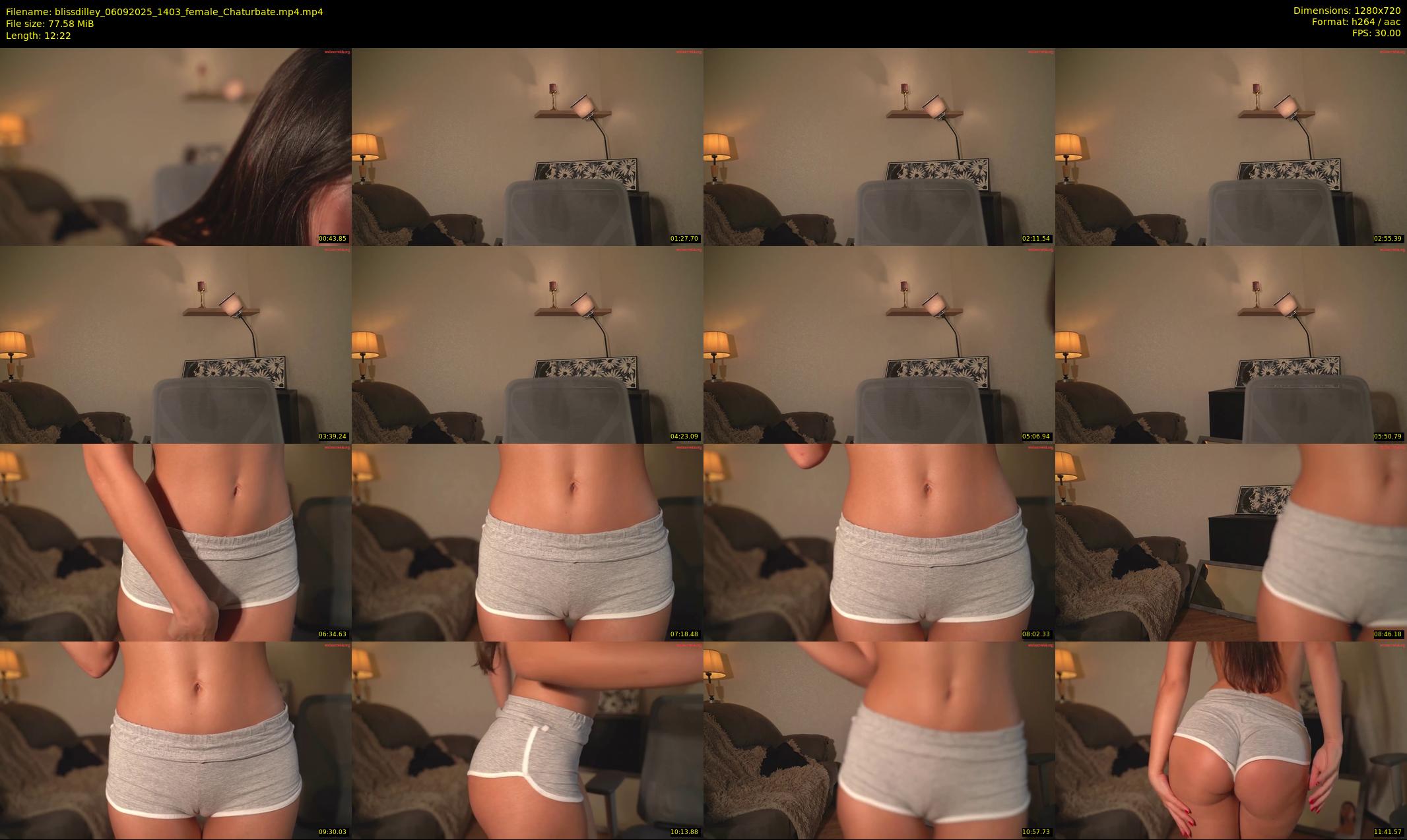 blissdilley — 13 minute Chaturbate female cam show recording, 720p, Sep 6, 2025