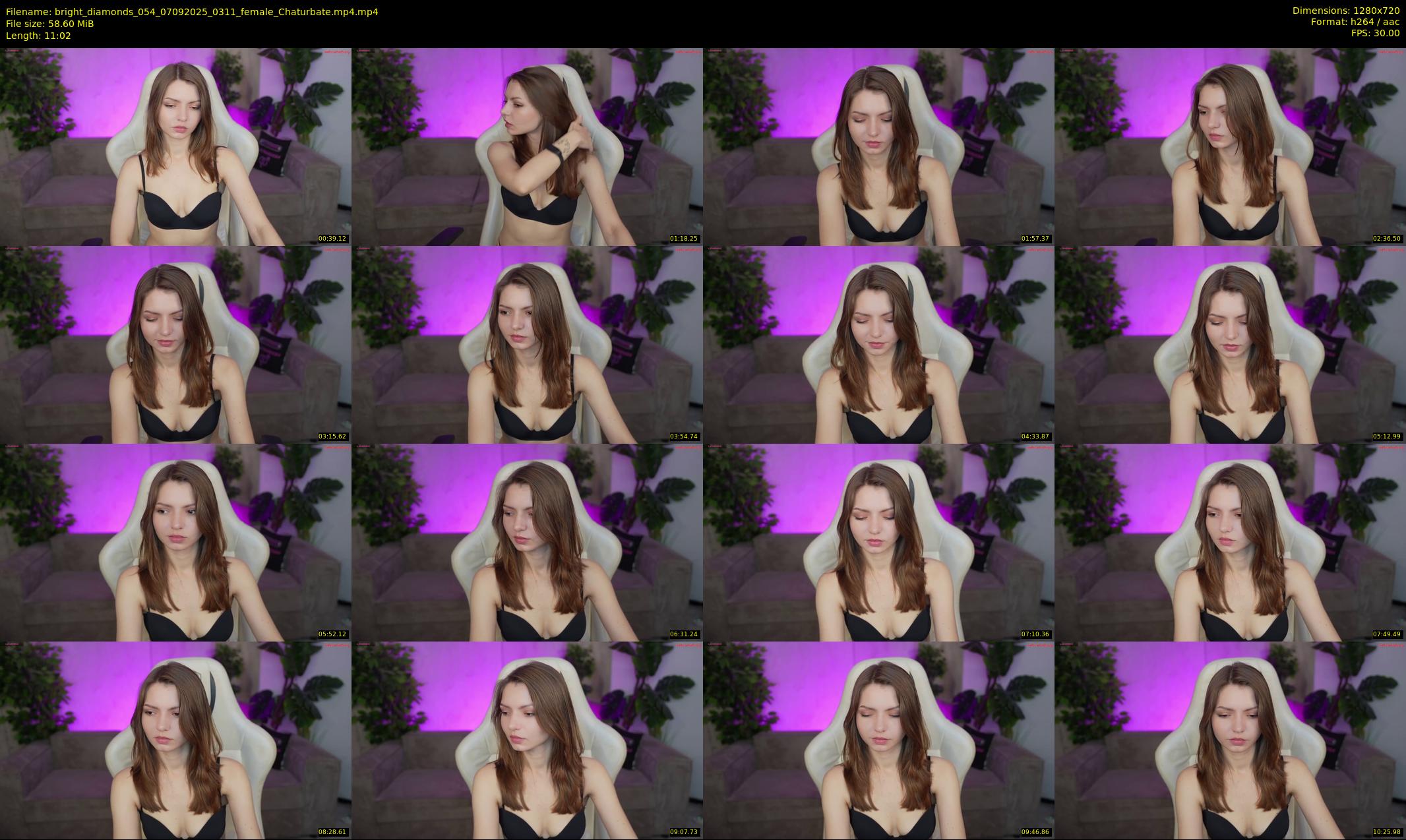 bright_diamonds_054 — 12 minute Chaturbate couple cam show recording, 720p, Sep 7, 2025