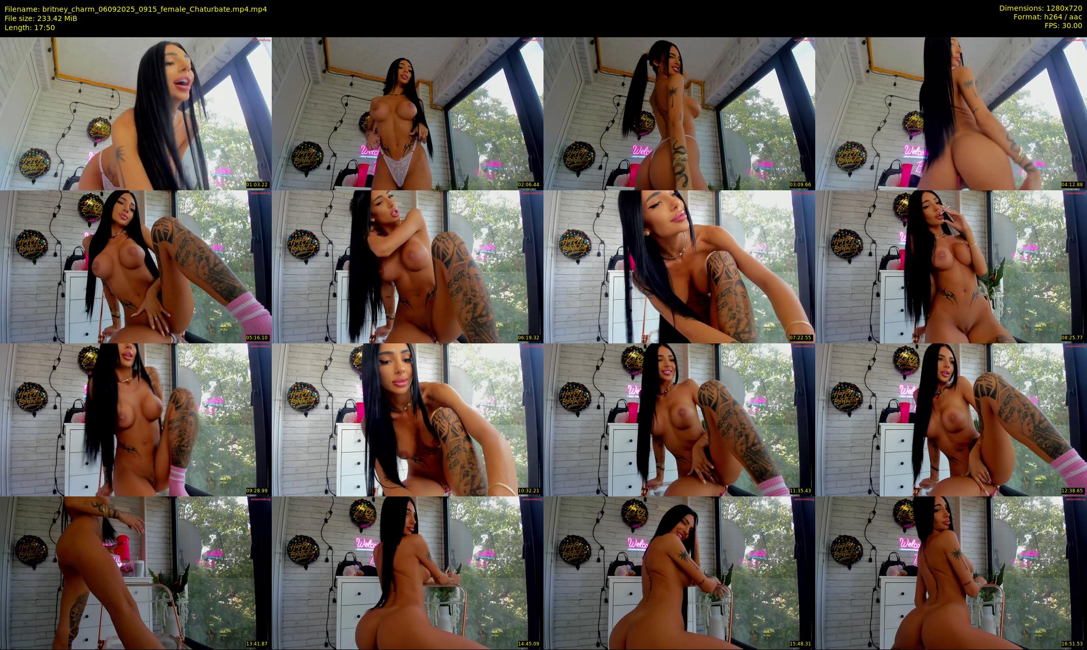 britney_charm — 18 minute Chaturbate female cam show recording, 720p, Sep 6, 2025