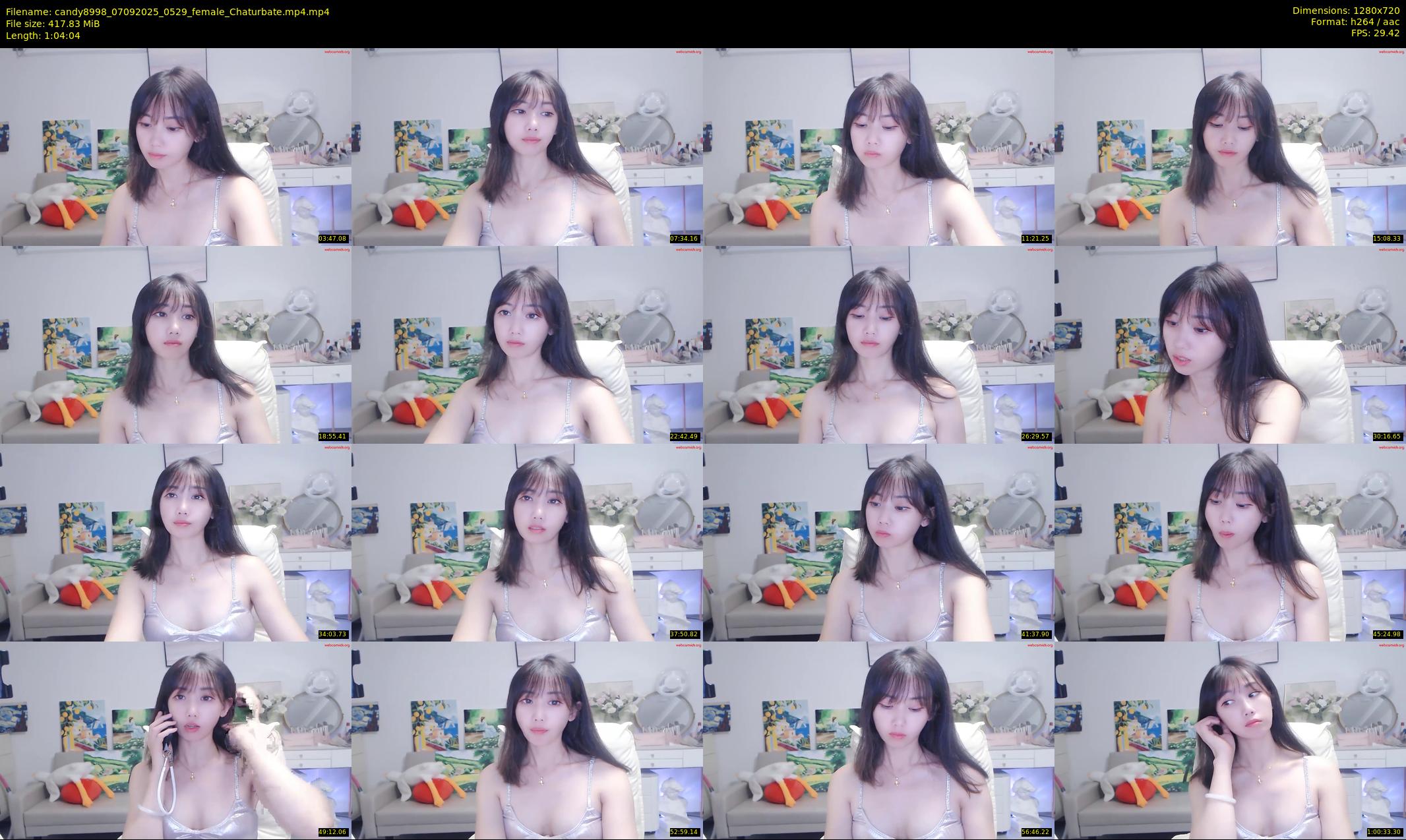 candy8998 — 65 minute Chaturbate female cam show recording, 720p, Sep 7, 2025
