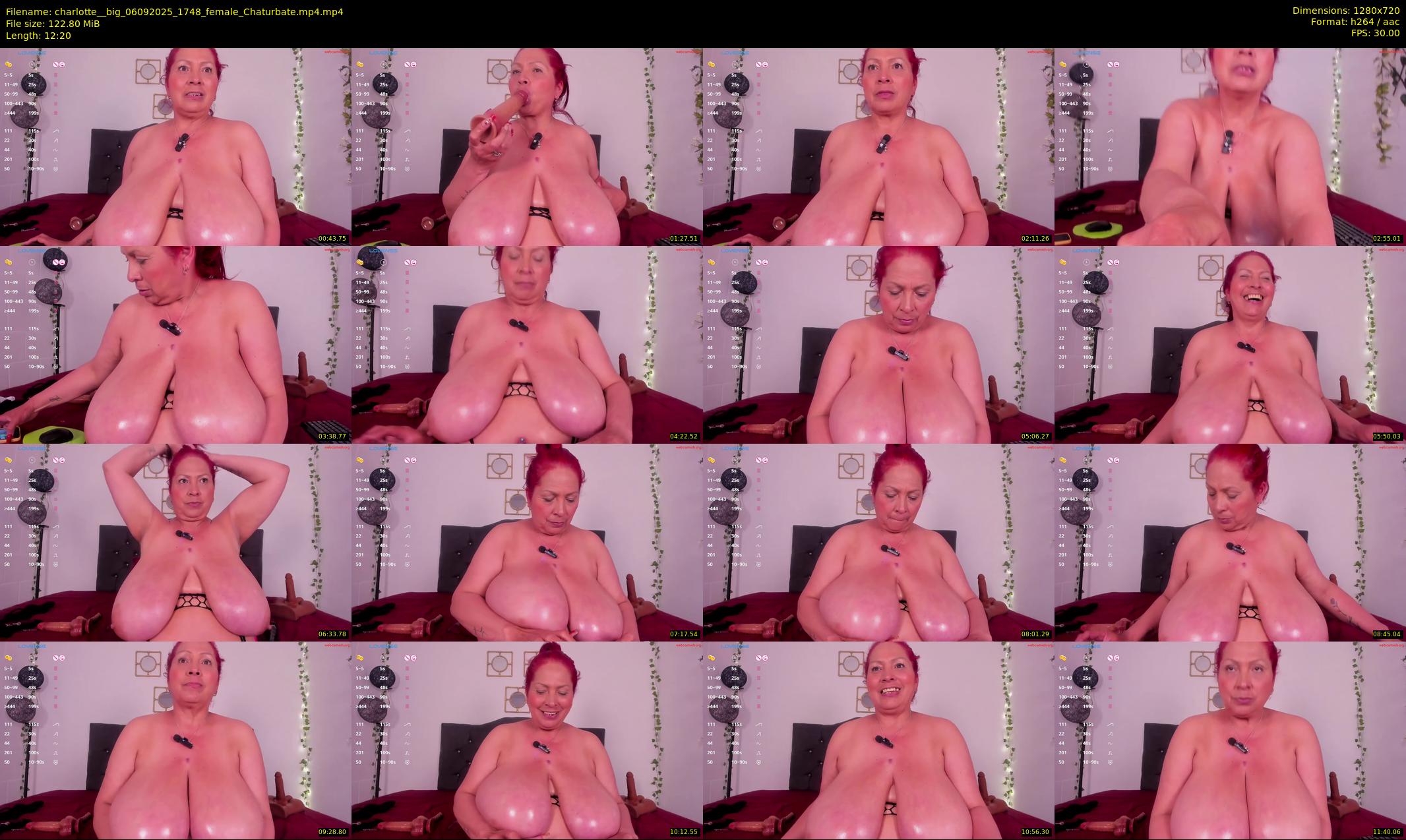 charlotte__big — 13 minute Chaturbate female cam show recording, 720p, Sep 6, 2025