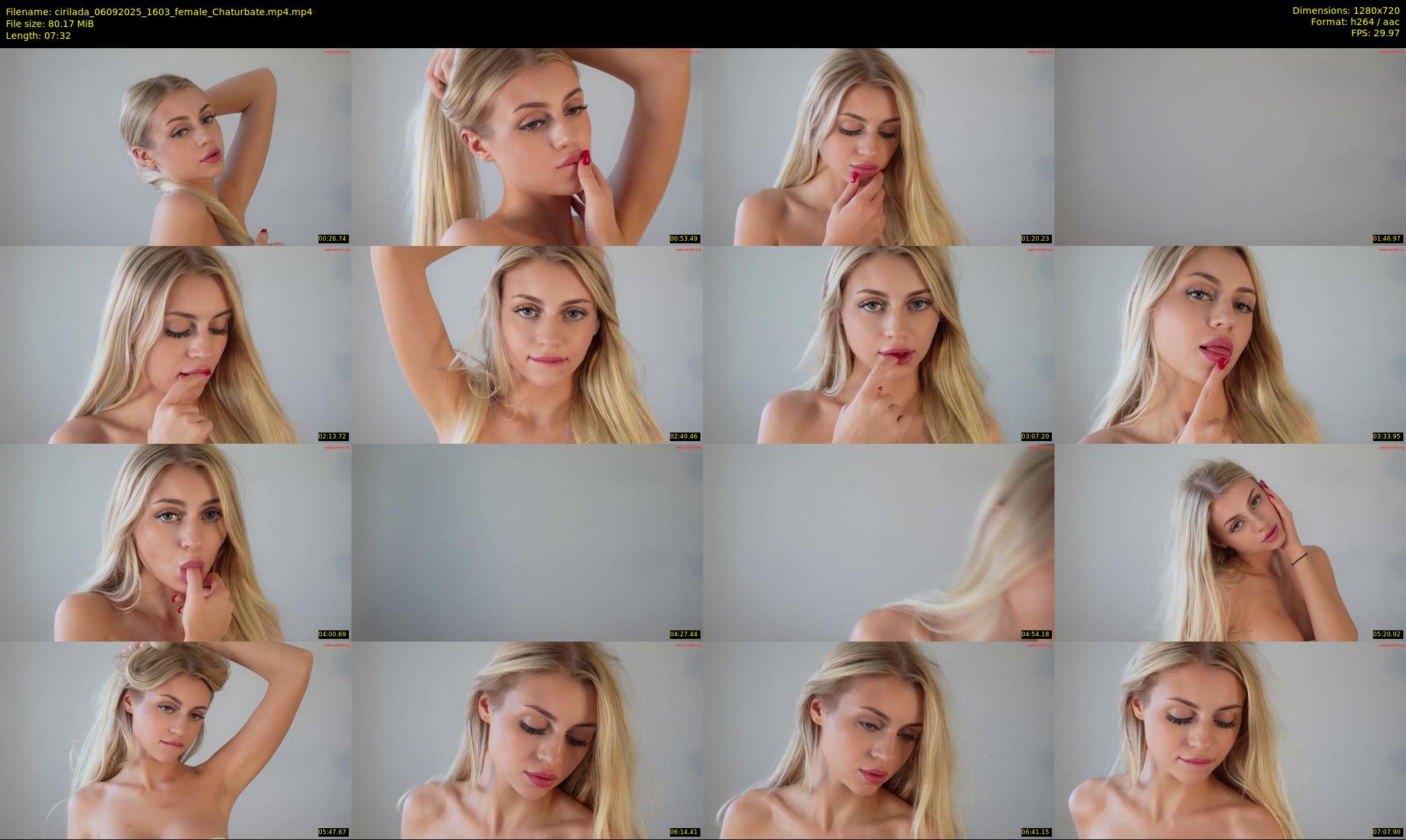 cirilada — 8 minute Chaturbate female cam show recording, 720p, Sep 6, 2025