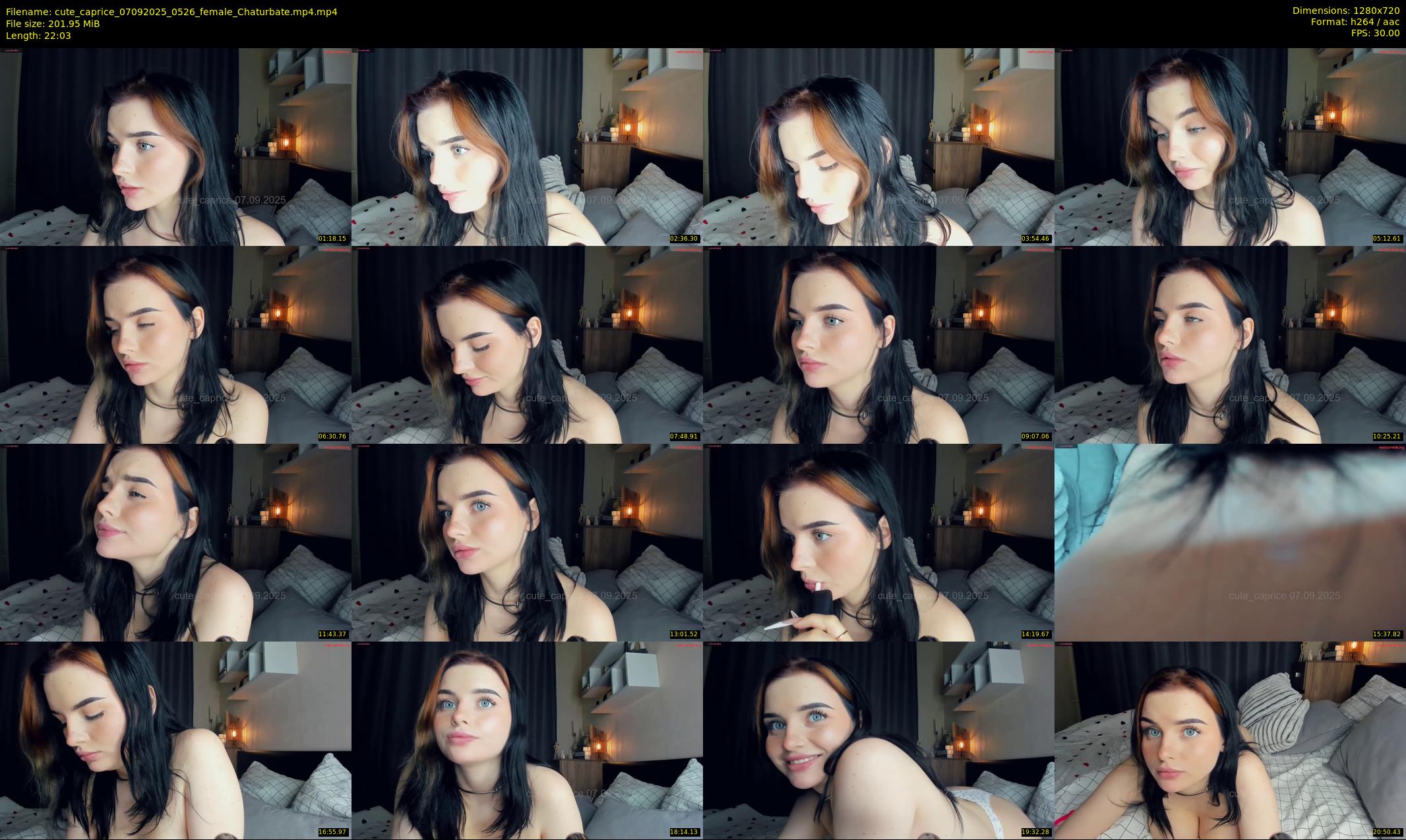 cute_caprice — 23 minute Chaturbate female cam show recording, 720p, Sep 7, 2025