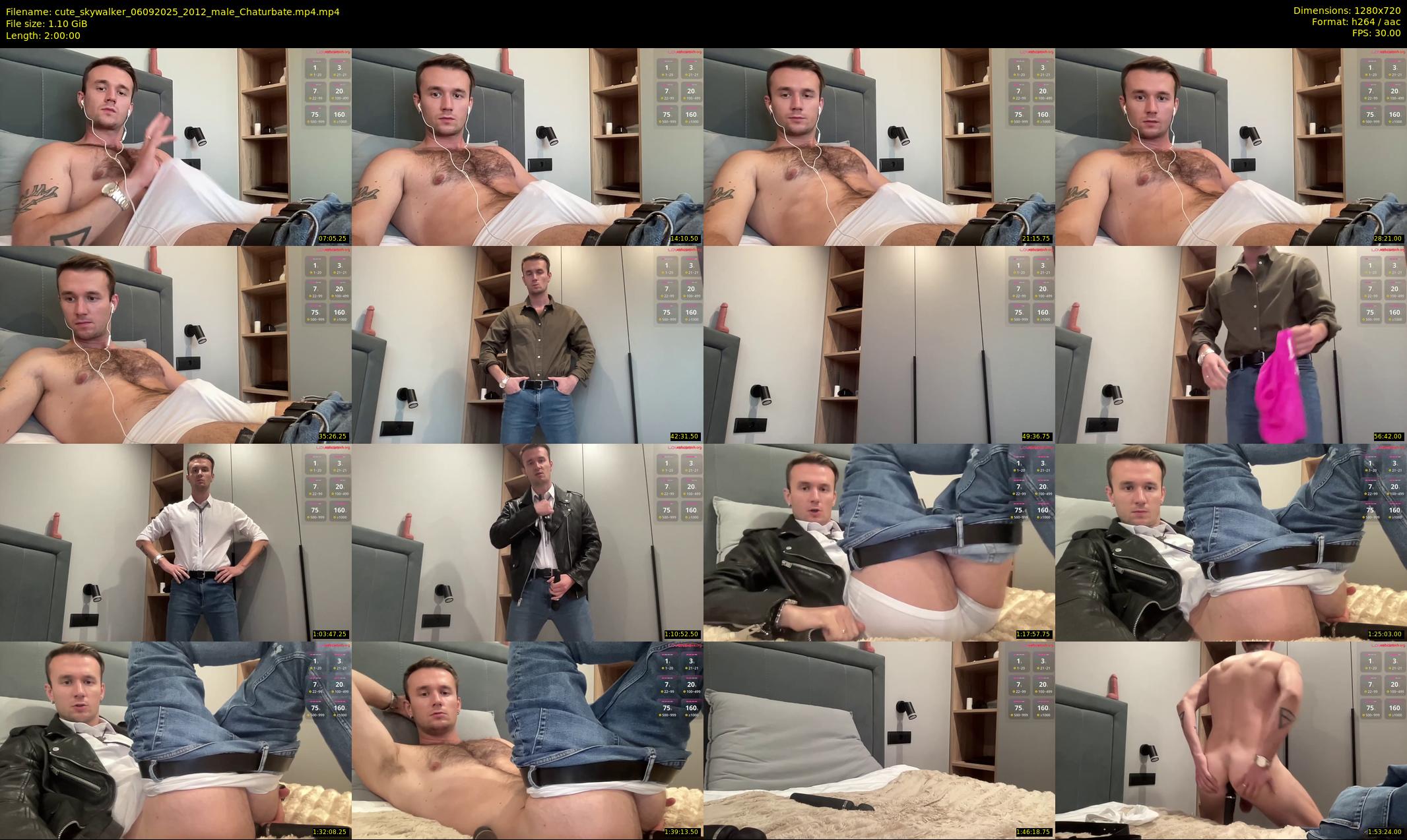 cute_skywalker — 120 minute Chaturbate male cam show recording, 720p, Sep 6, 2025